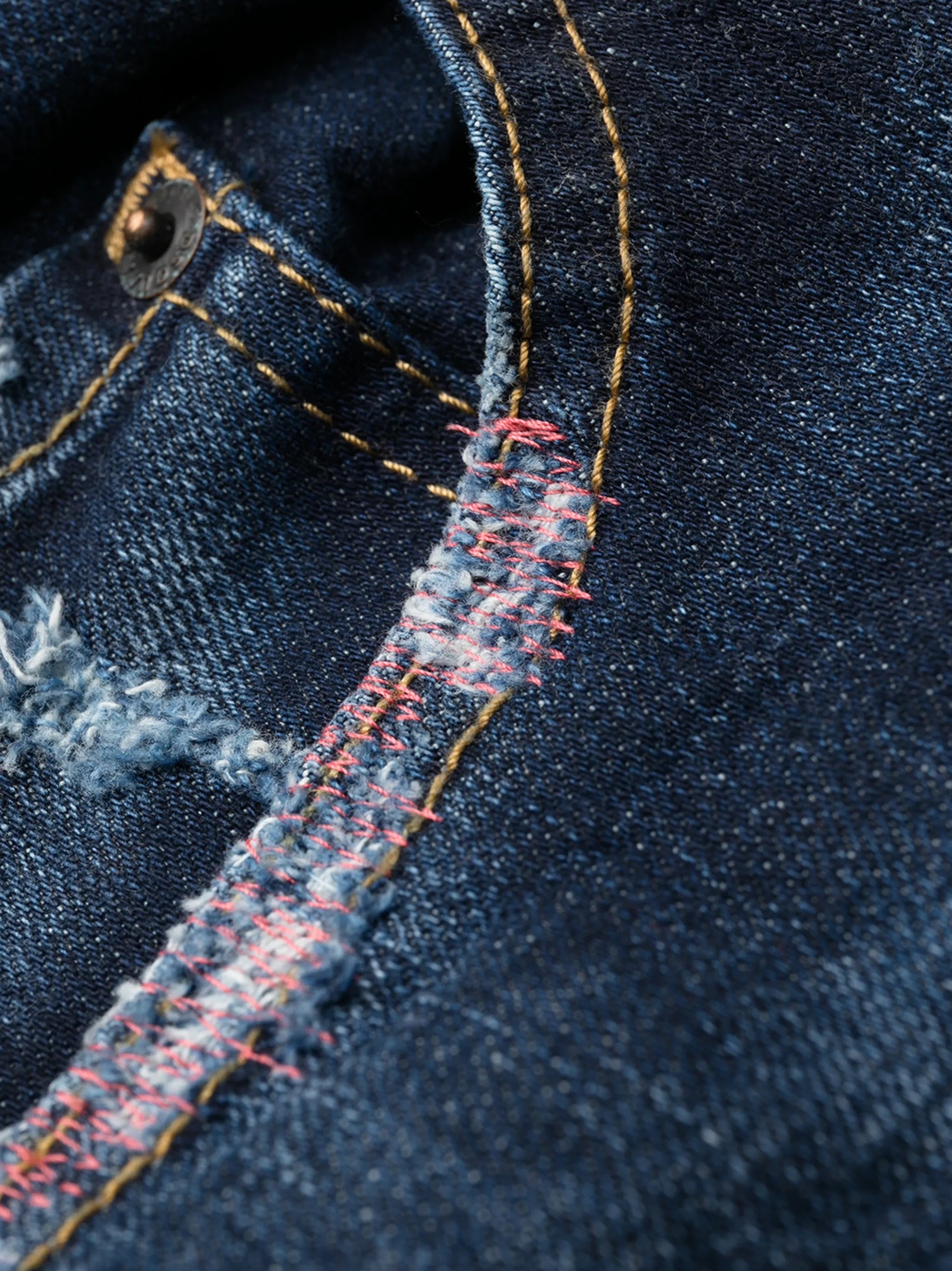 ripped slim-fit jeans