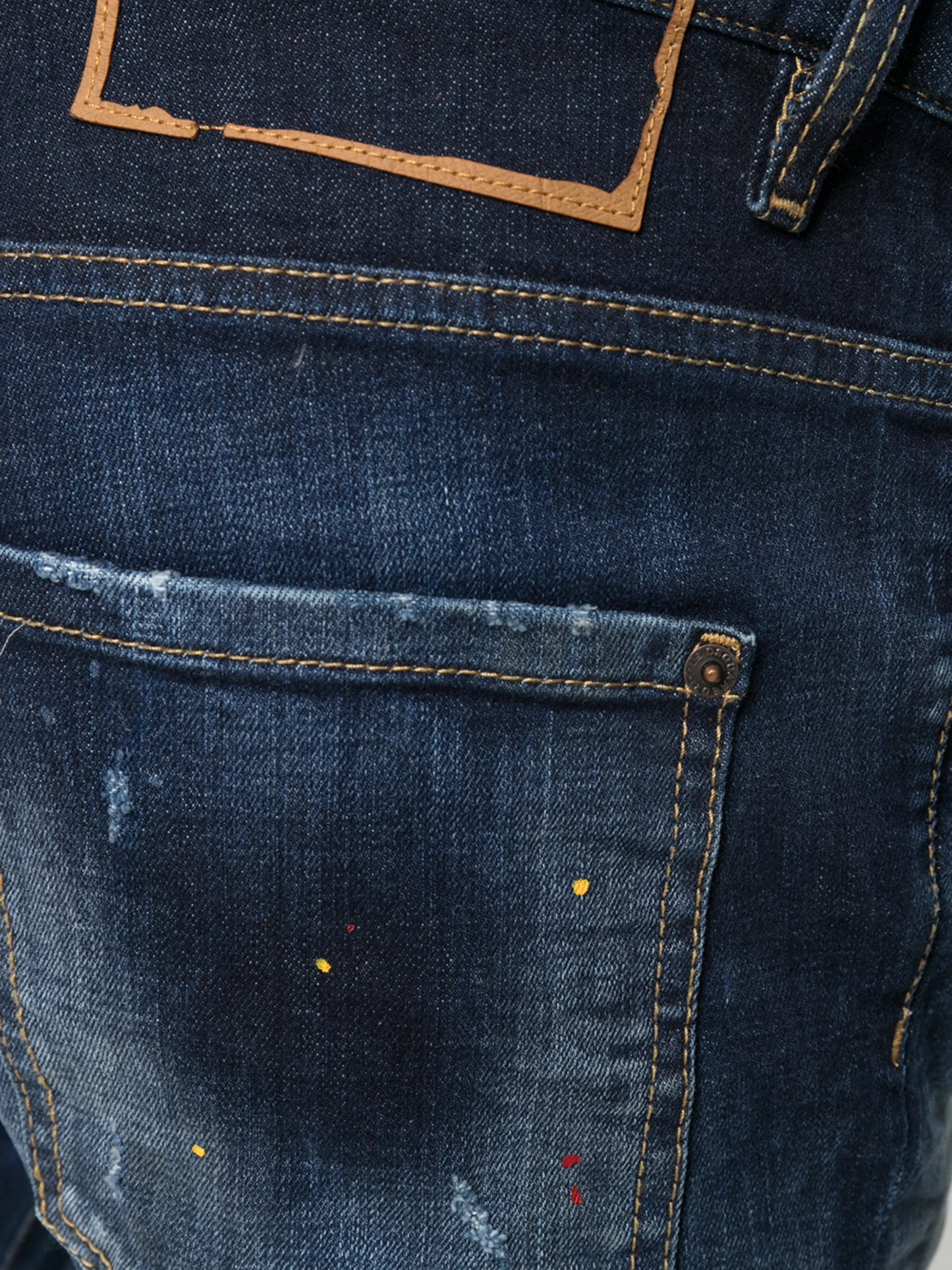 ripped slim-fit jeans