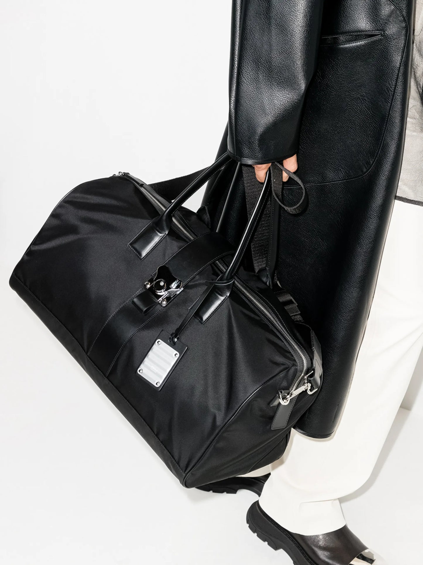 Butterfly nylon holdall bag