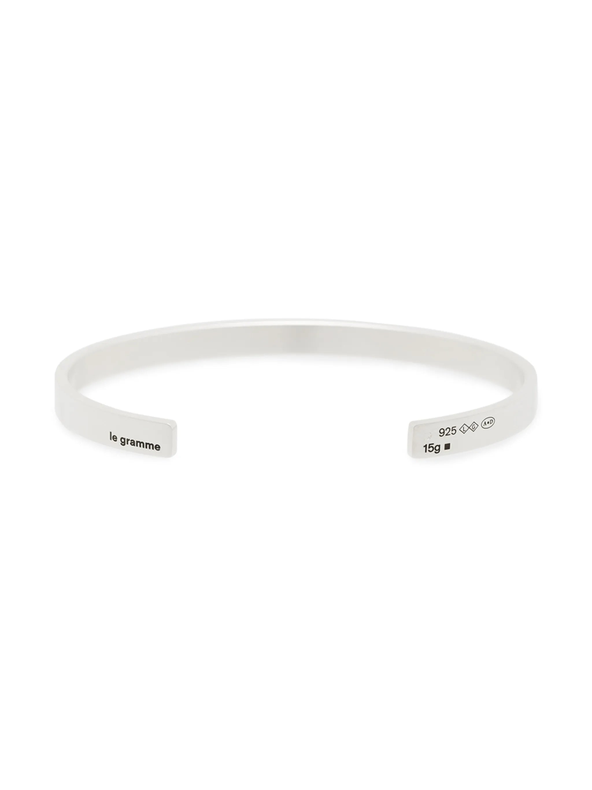 Le 15g polished ribbon bracelet