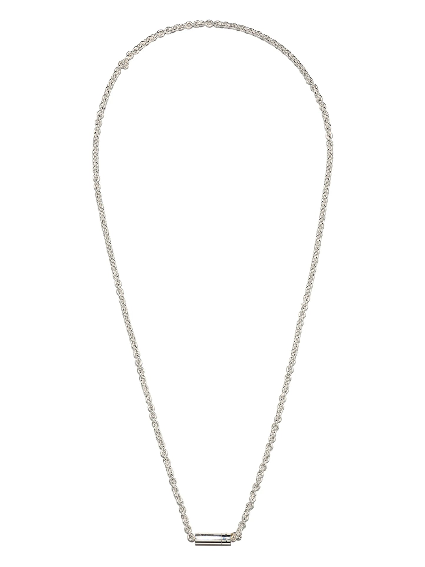 sterling silver Segment cable-chain necklace