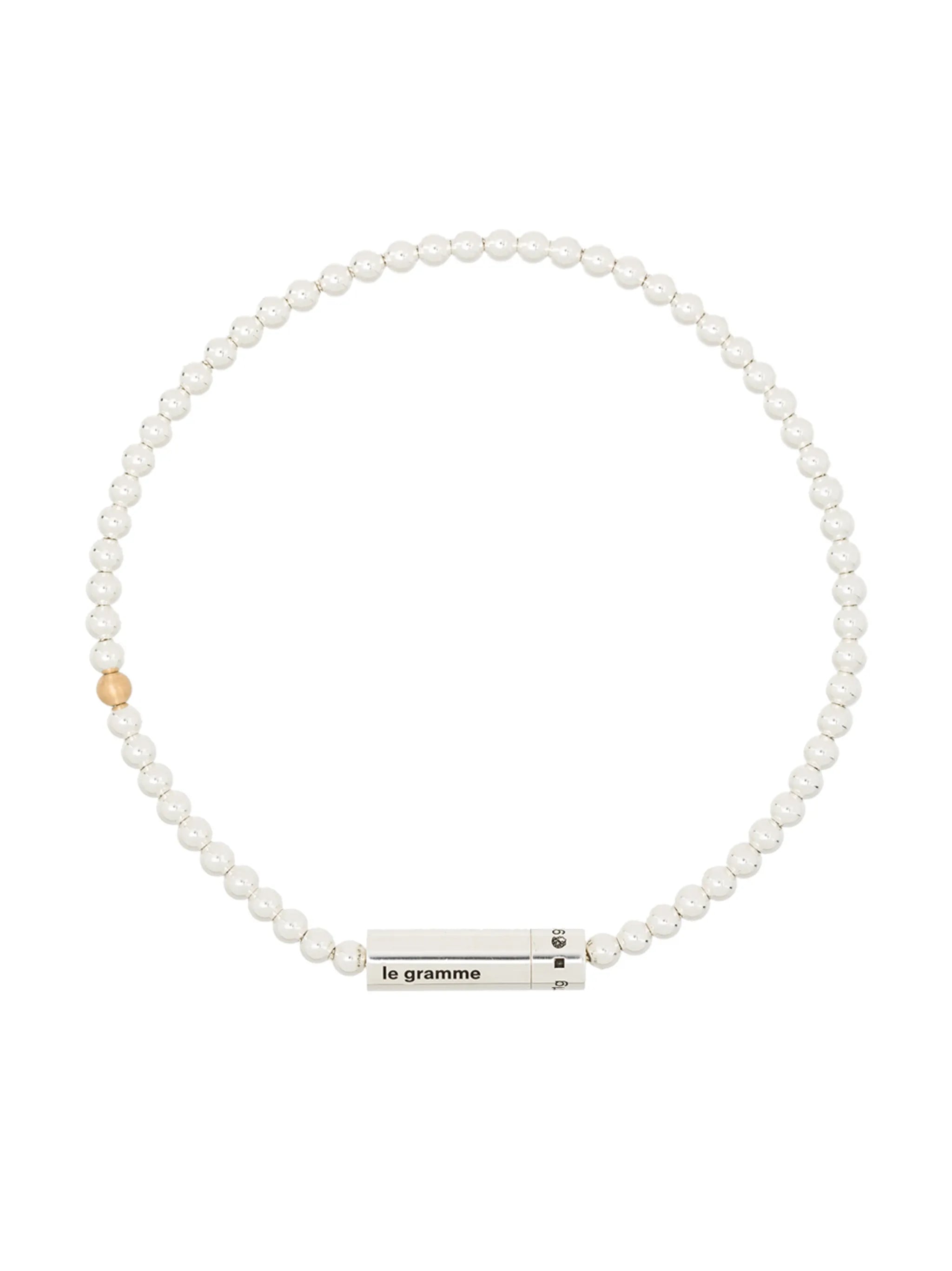 Le 11g brushed bead bracelet