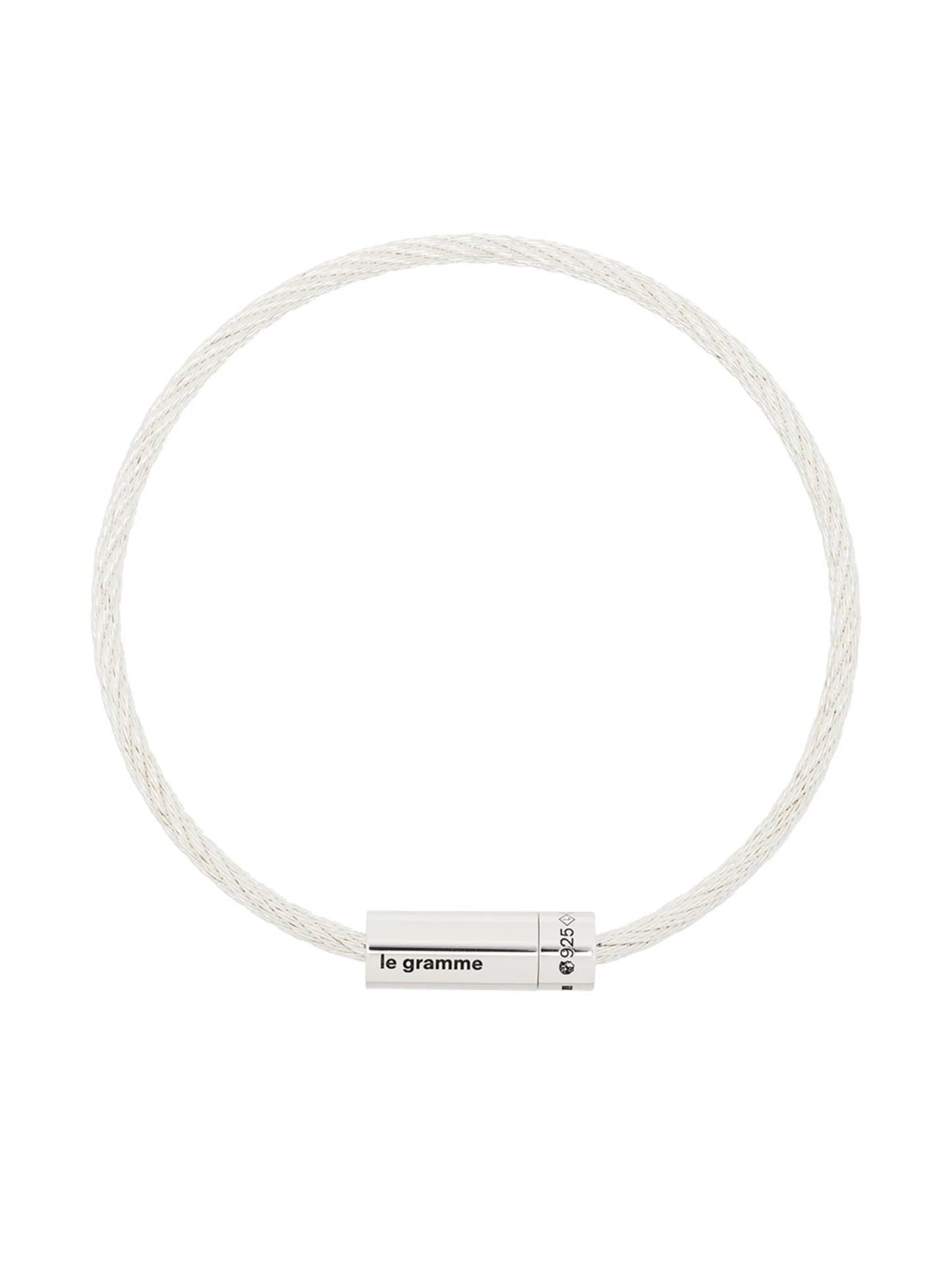 Le 9g polished cable bracelet