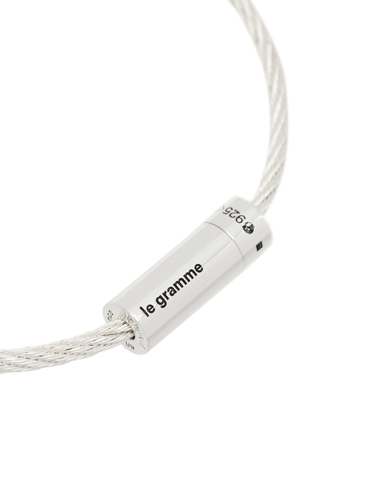 Le 9g polished cable bracelet