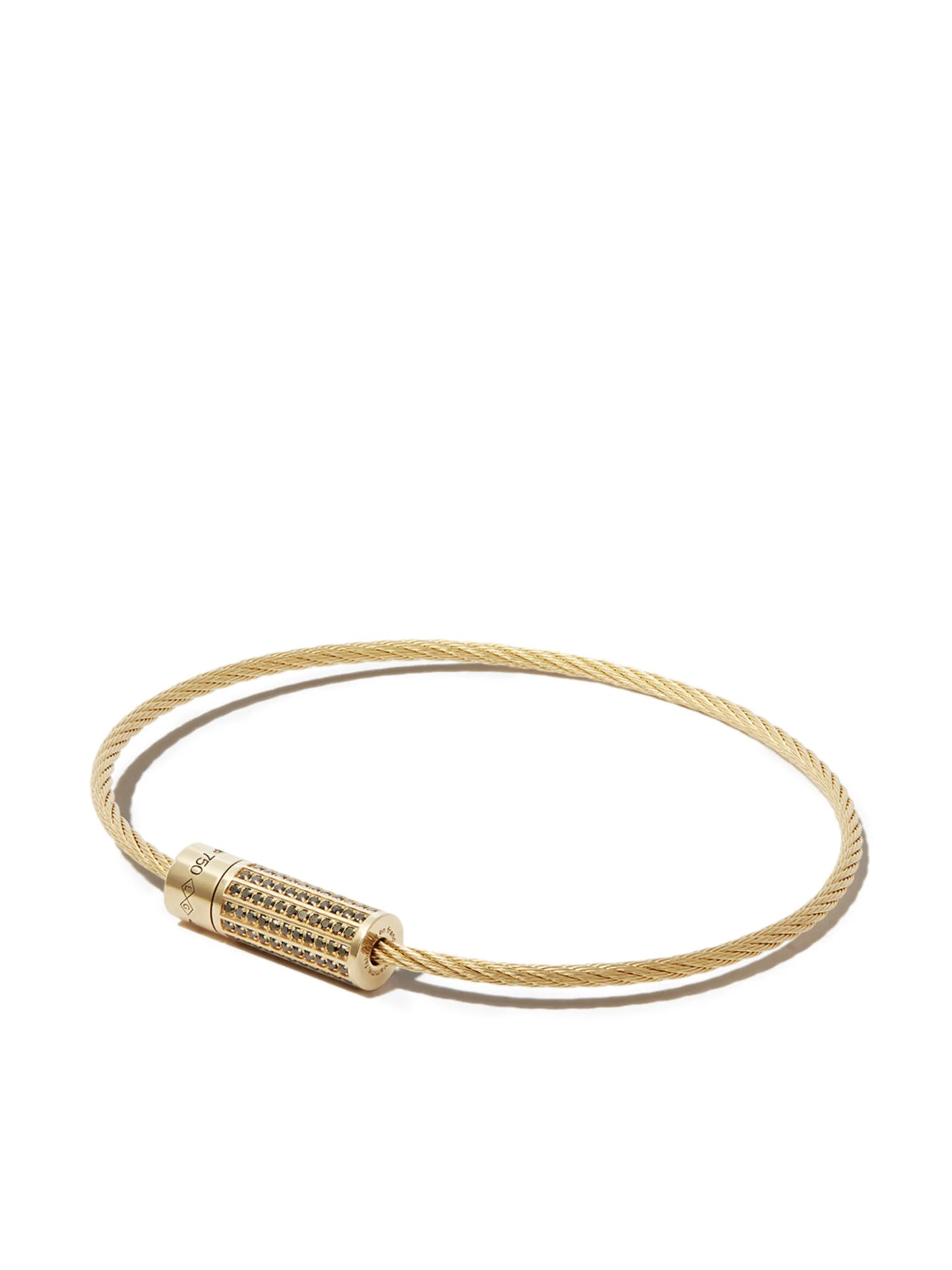 18kt yellow gold 9G Cable bracelet