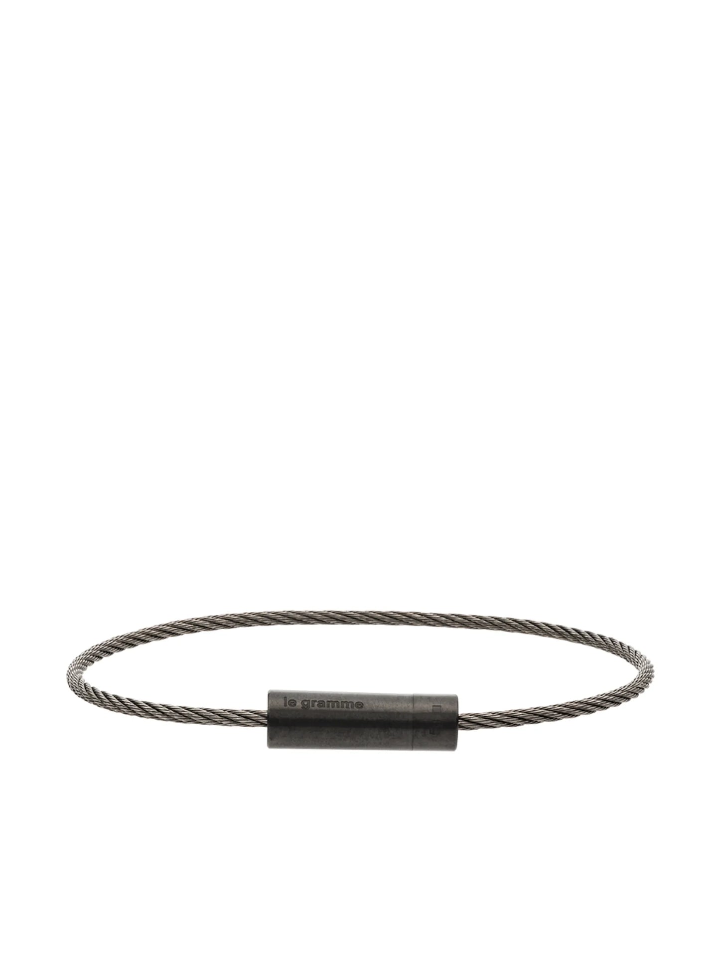 Le 5g brushed ceramic cable bracelet