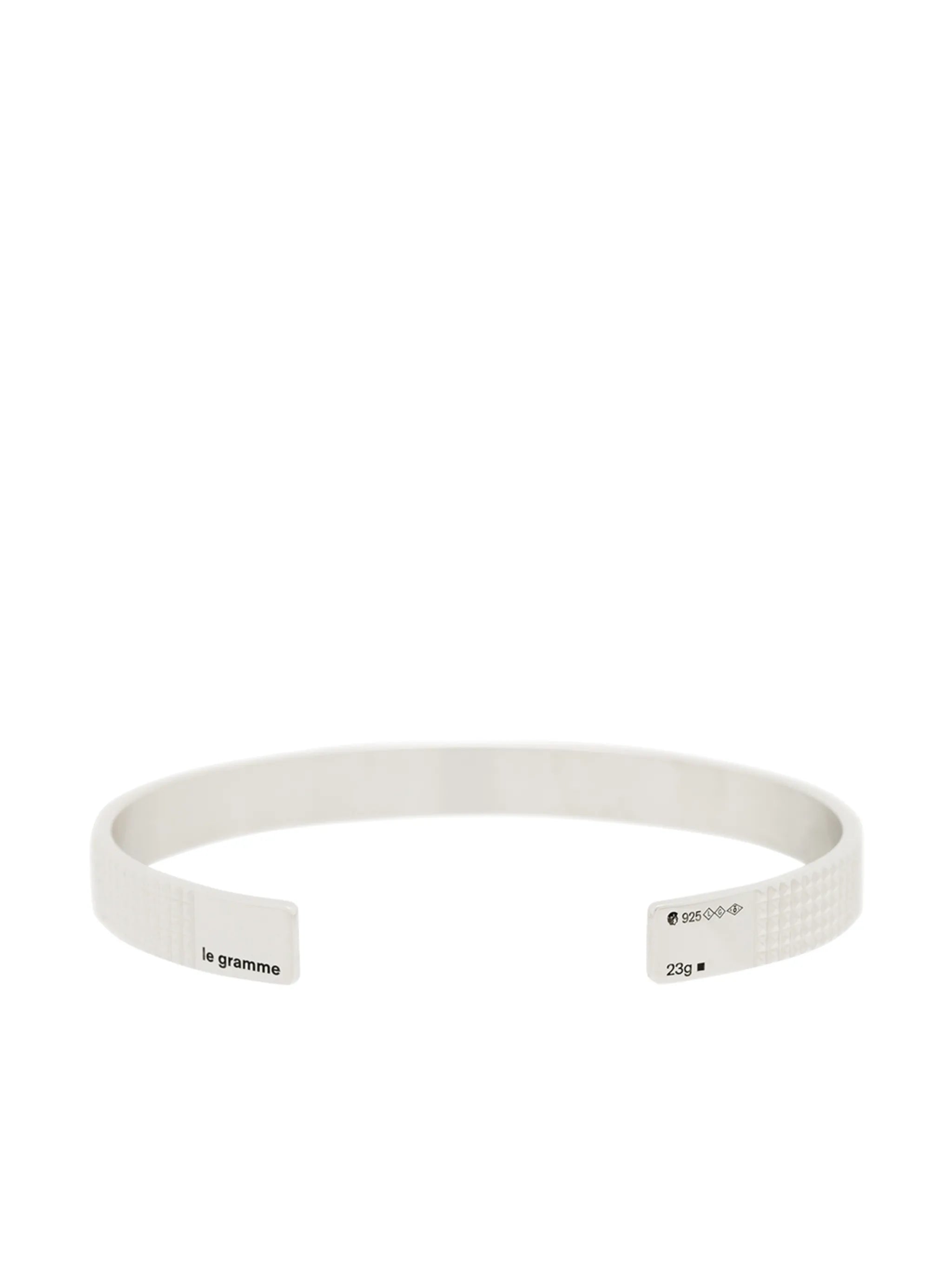 Le 23g polished guillochÃ© bracelet