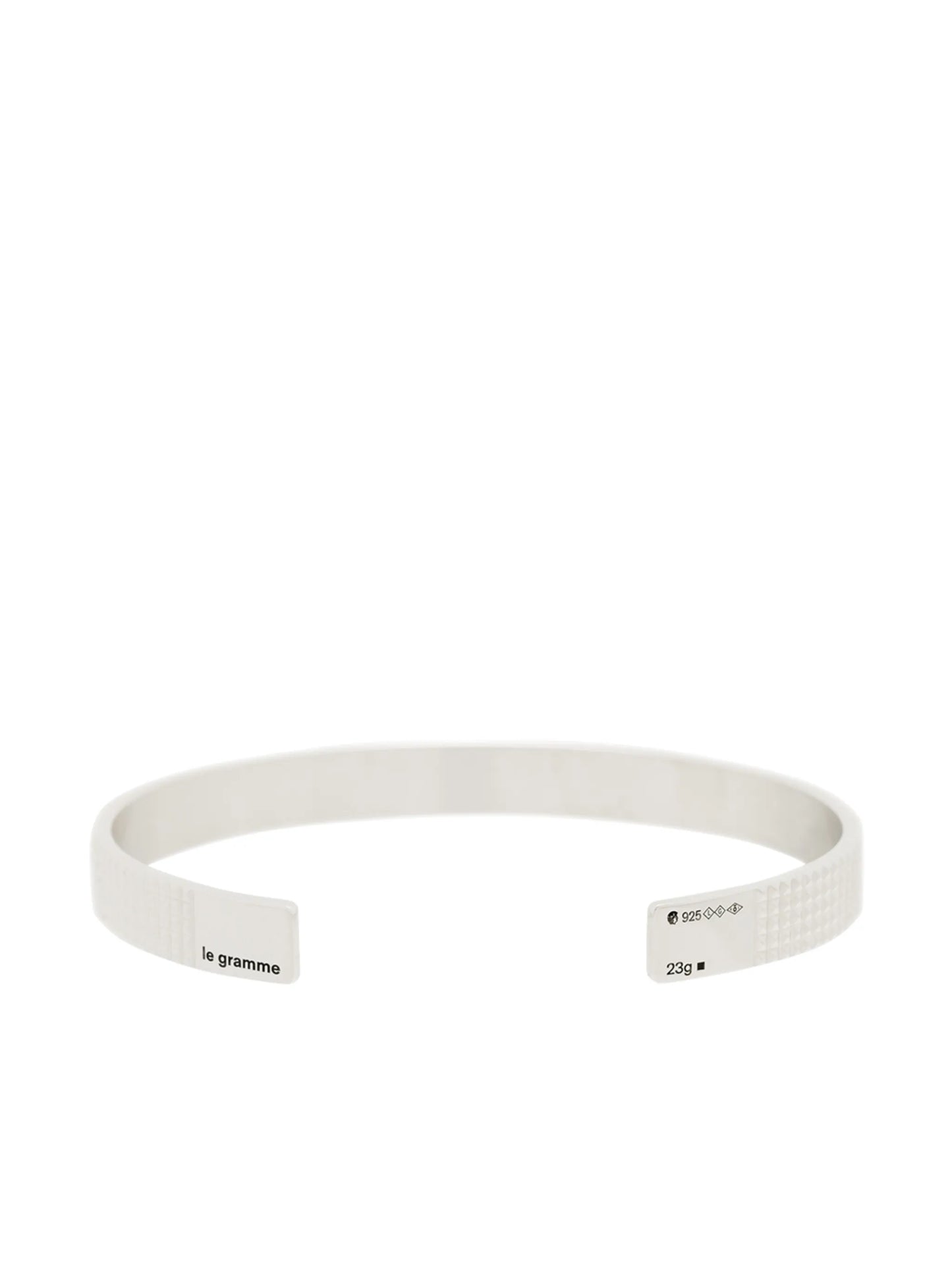 Le 23g polished guillochÃ© bracelet