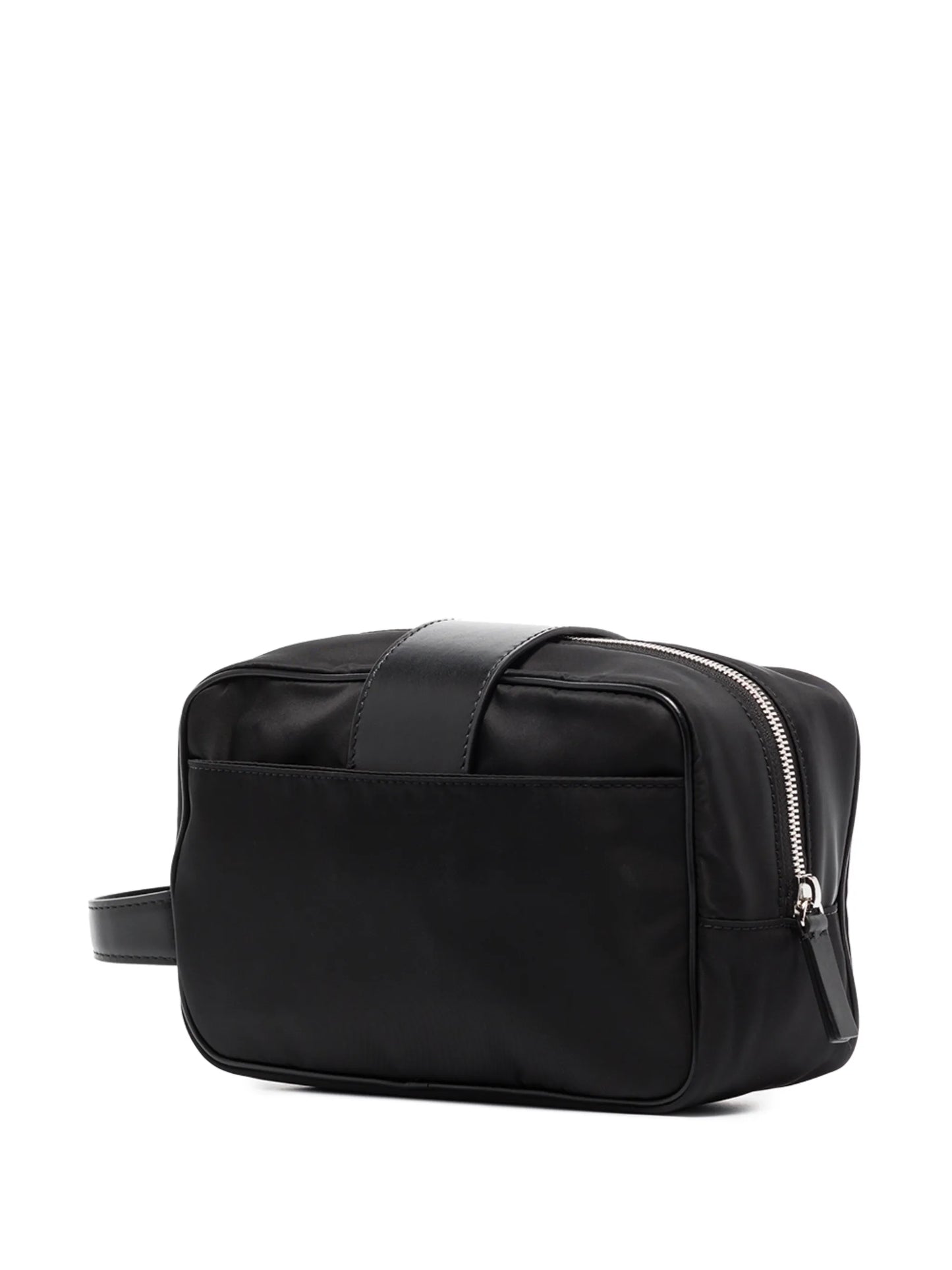 leather-trim wash bag