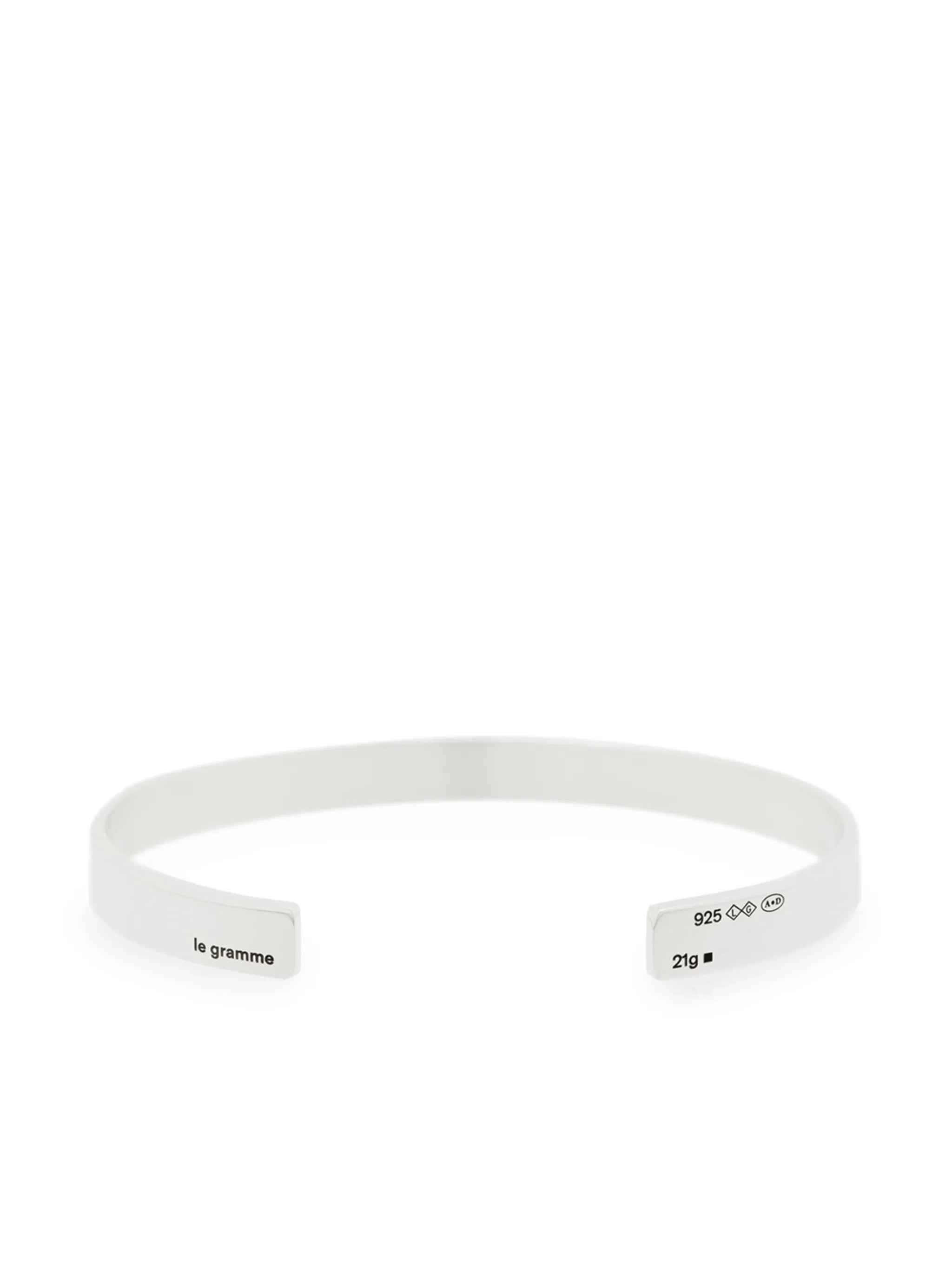 Le 21g polished ribbon bracelet