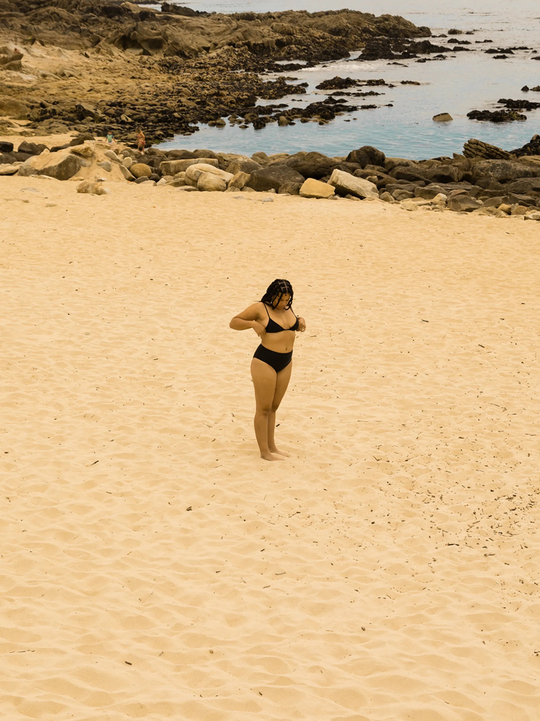 high-rise bikini bottoms