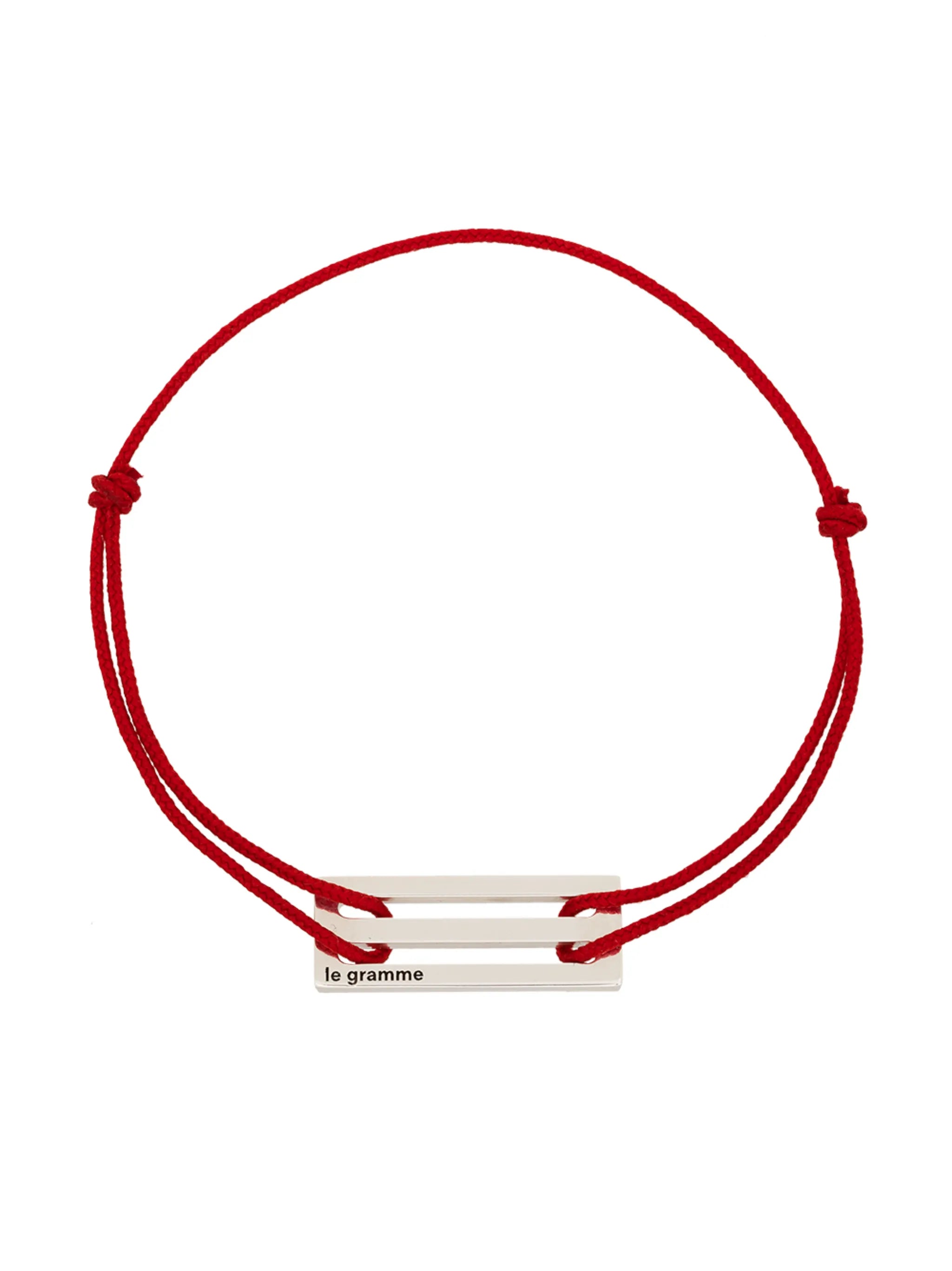 sterling silver Le 2.5g cord bracelet
