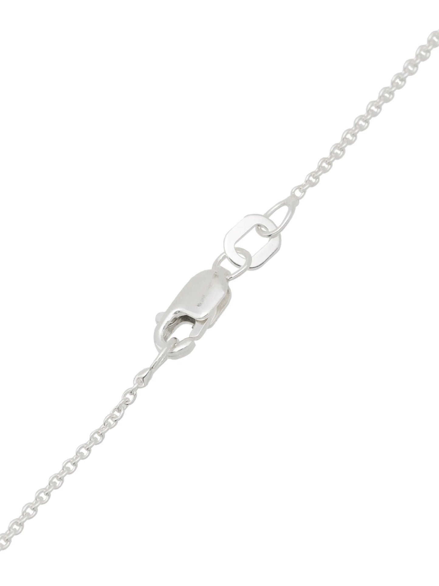 Le 3.4g polished rectangle necklace