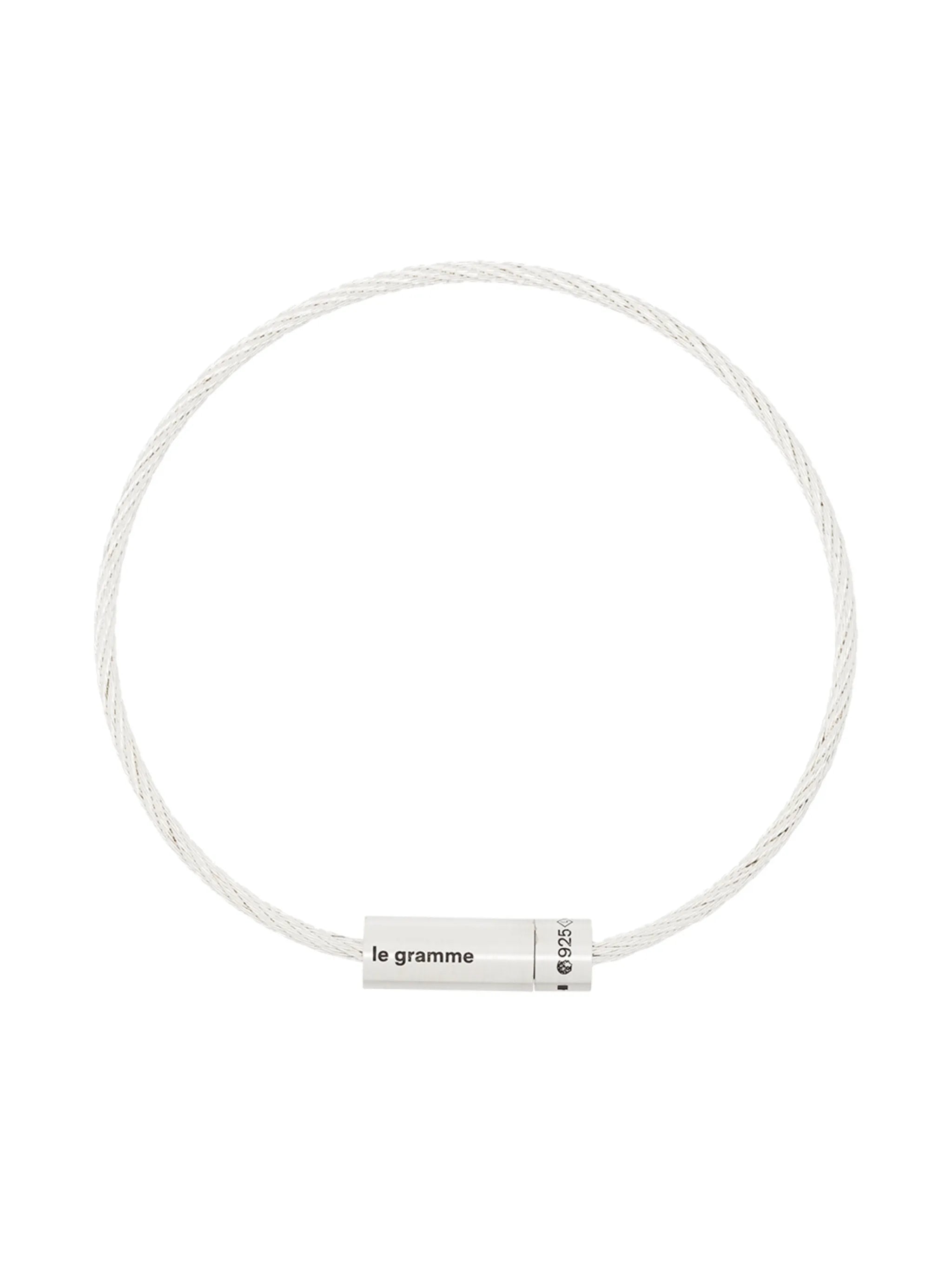 Le 7g brushed cable bracelet