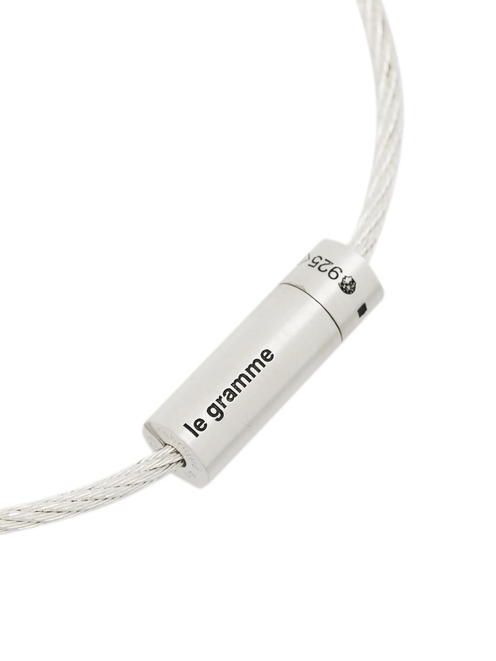 Le 7g brushed cable bracelet