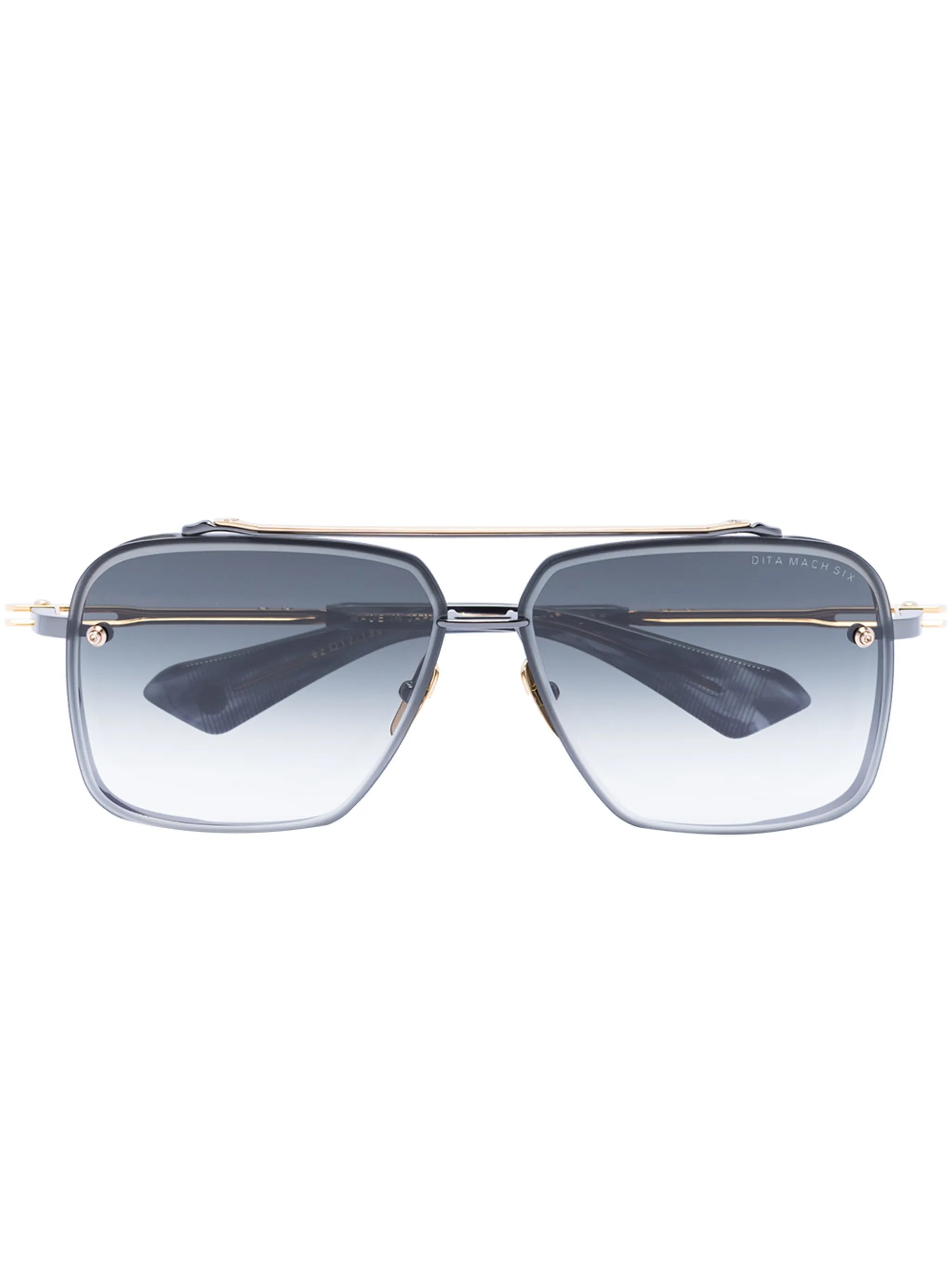 Mach Six square-frame sunglasses