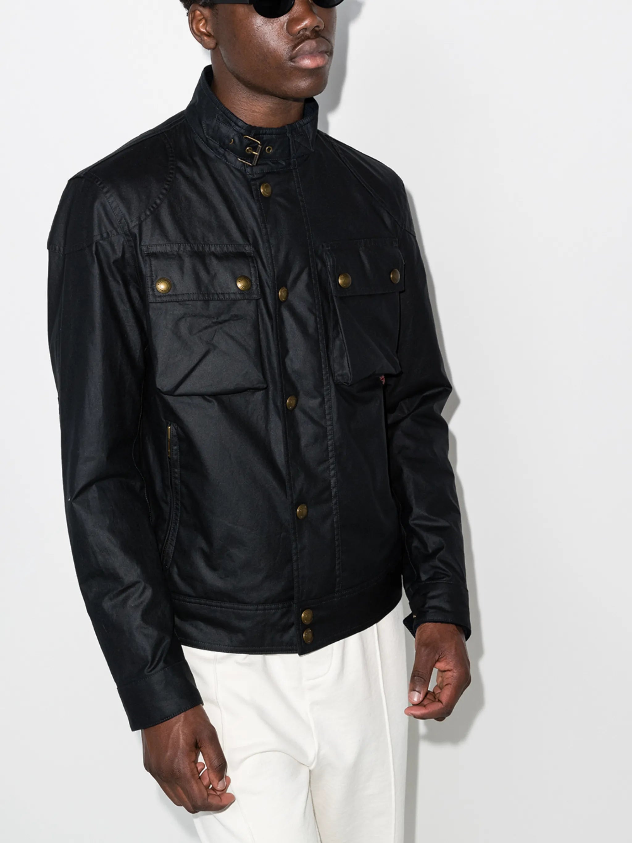 Racemaster button-up jacket