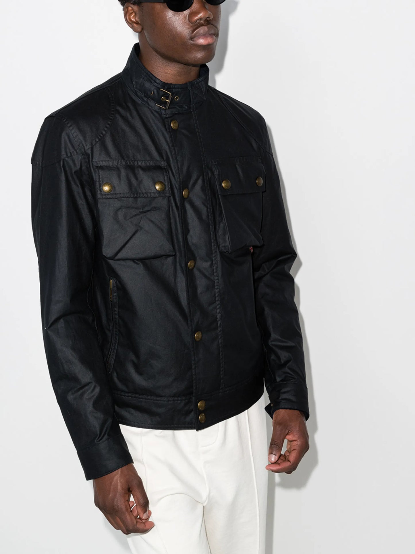 Racemaster button-up jacket