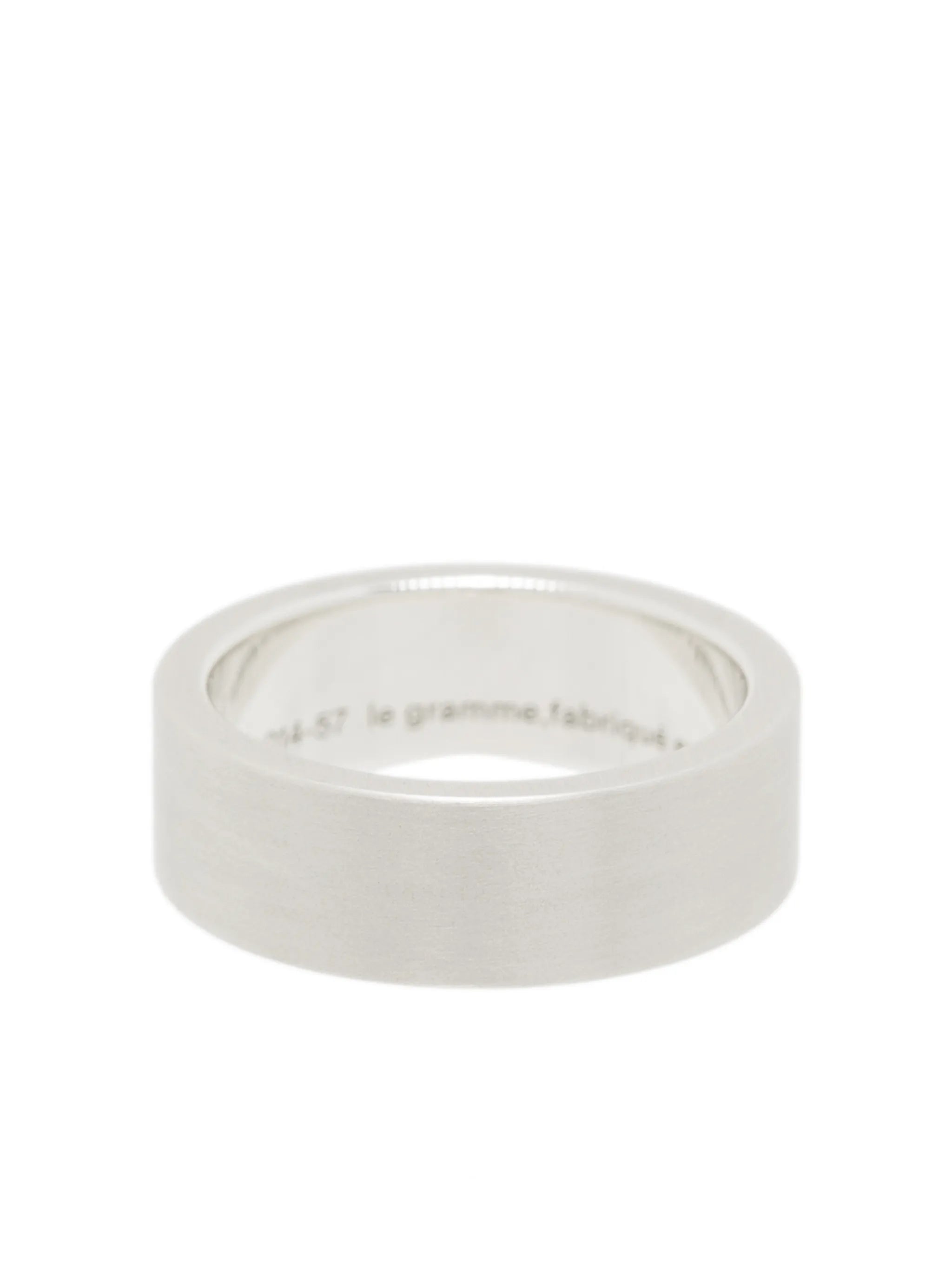 La 9g brushed ribbon ring