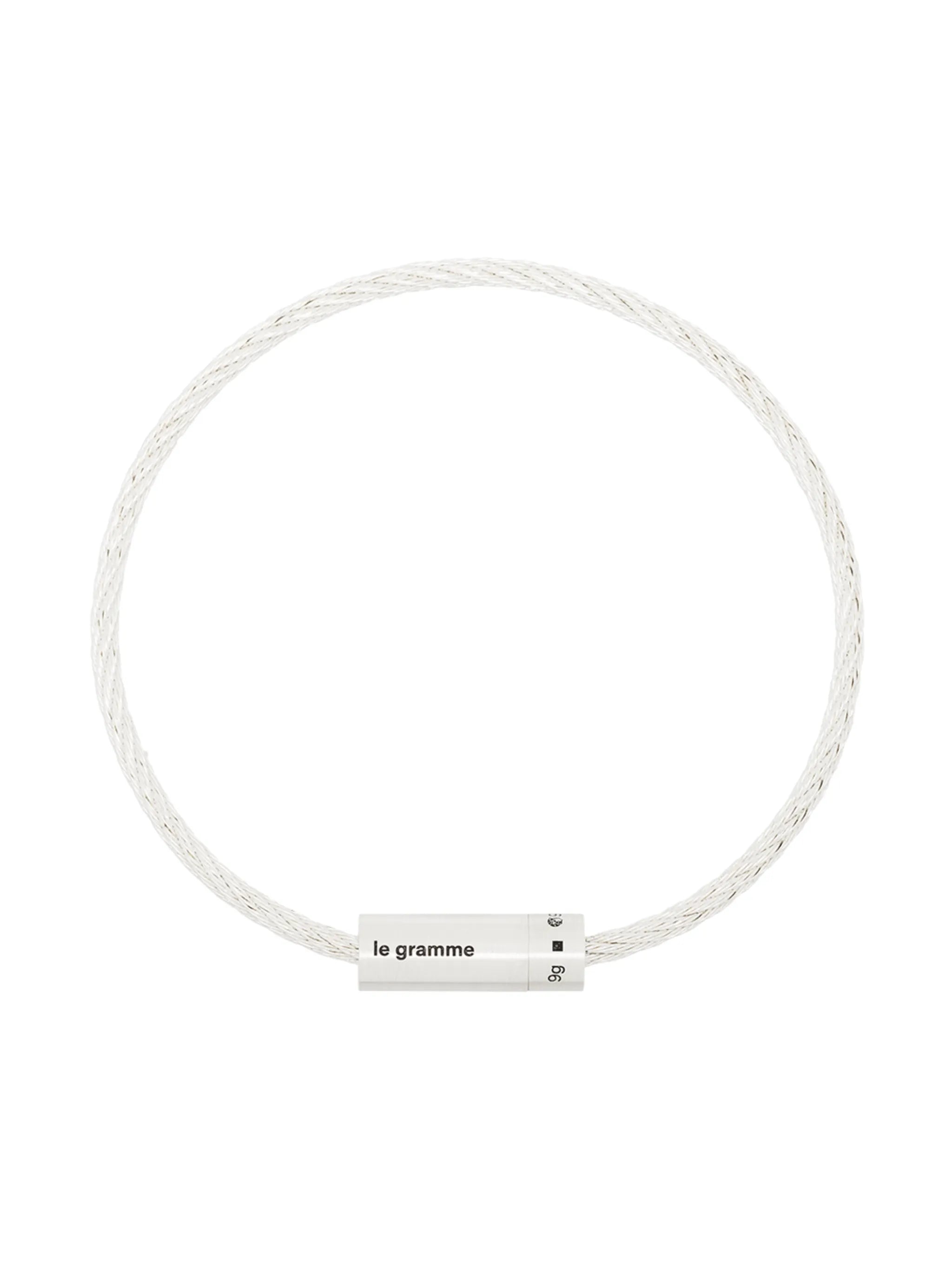 Le 9g brushed cable bracelet