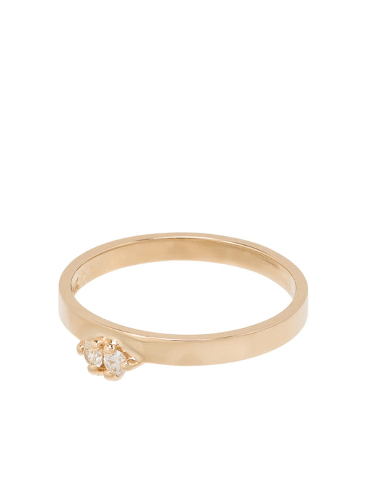 14kt yellow gold Overton diamond band ring