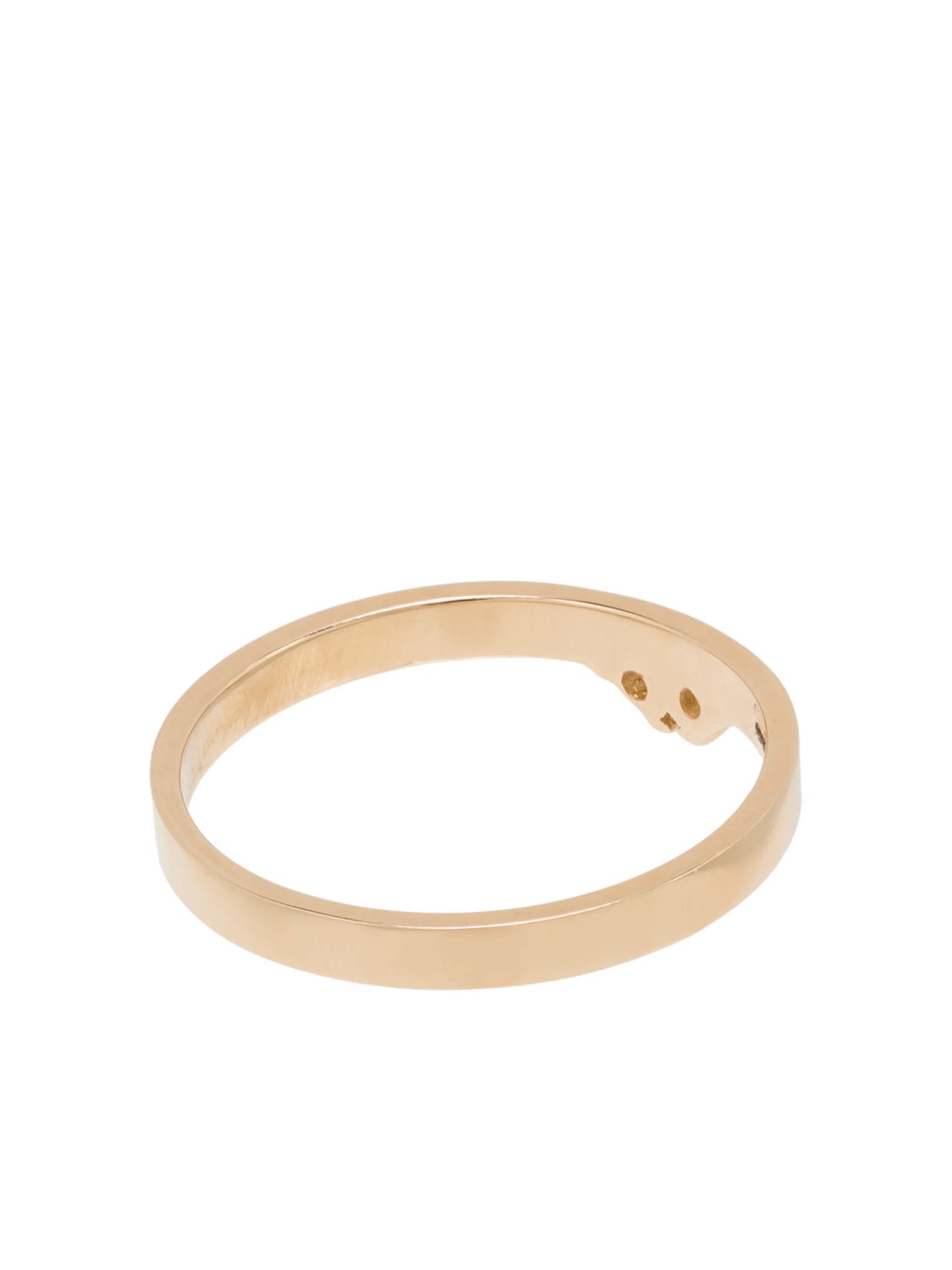 14kt yellow gold Overton diamond band ring