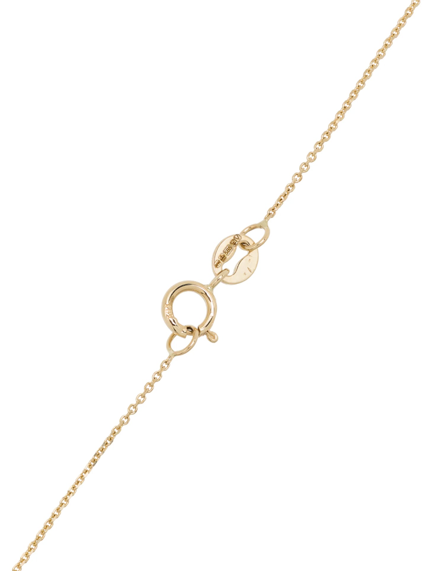 14kt yellow gold Three Step diamond necklace