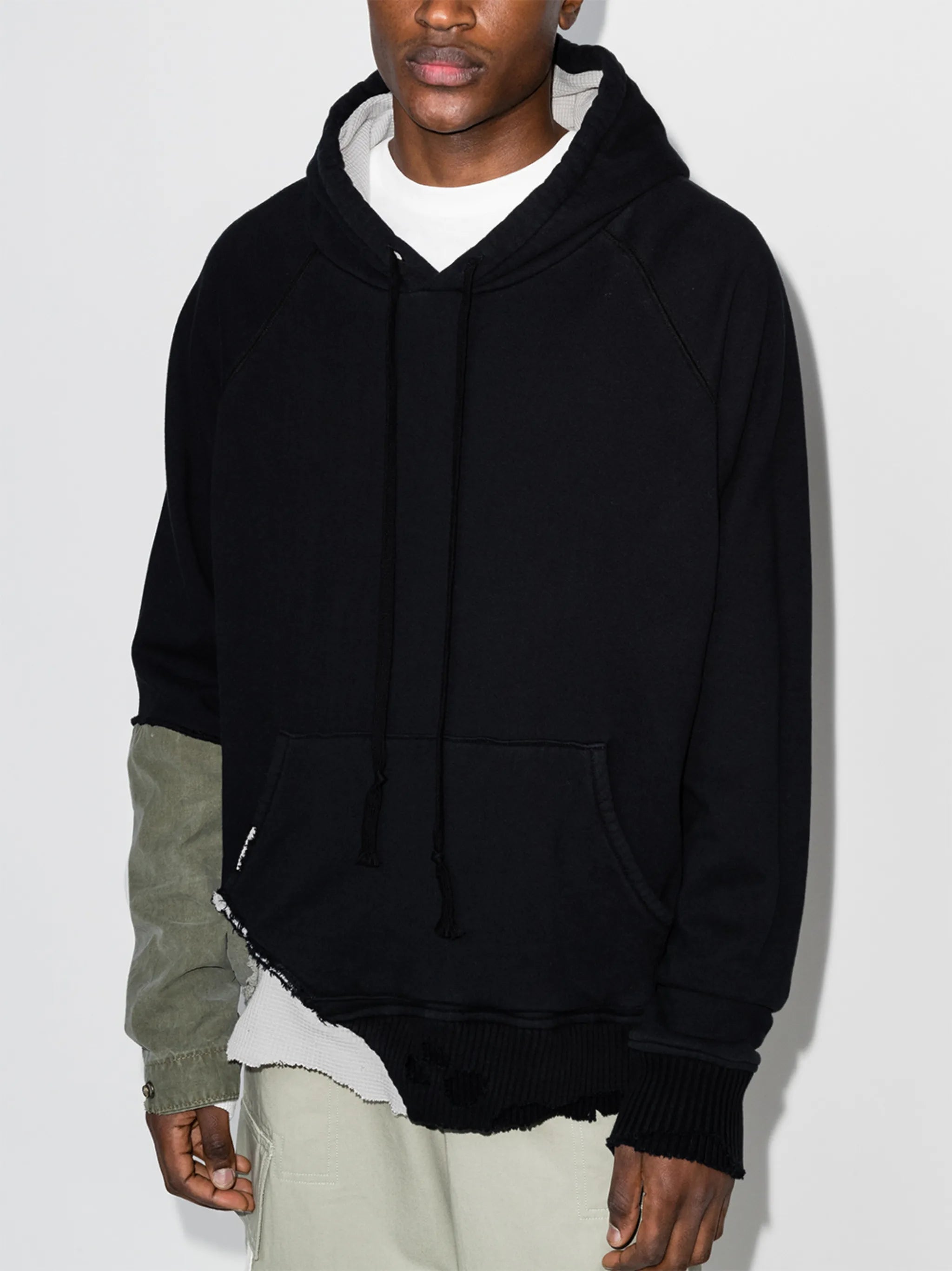 Fragmente distressed-finish hoodie
