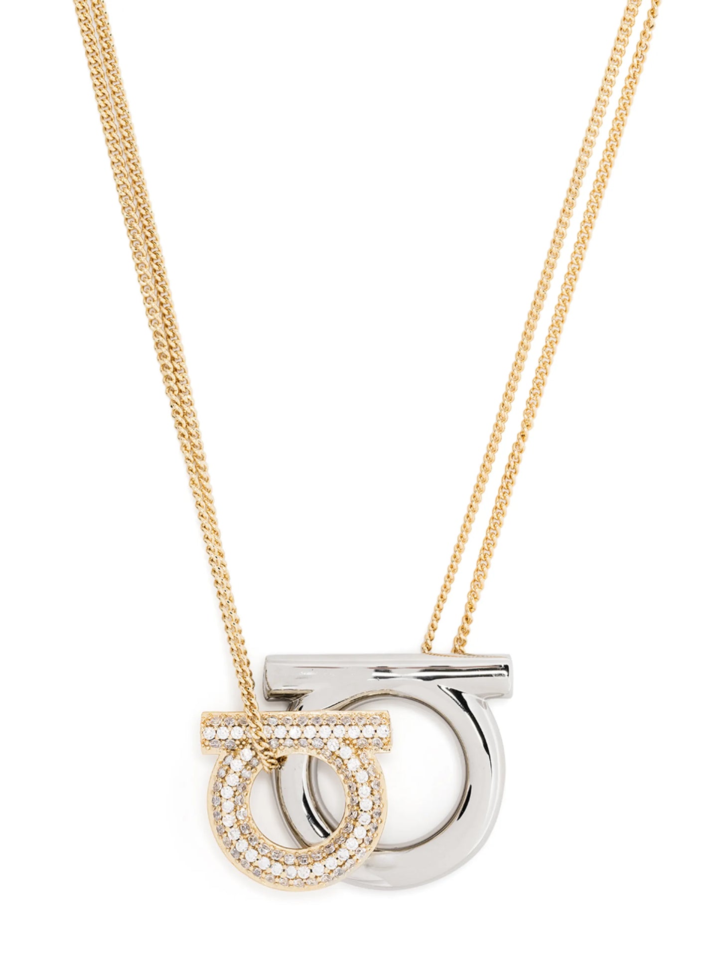 Gancini pendant necklace