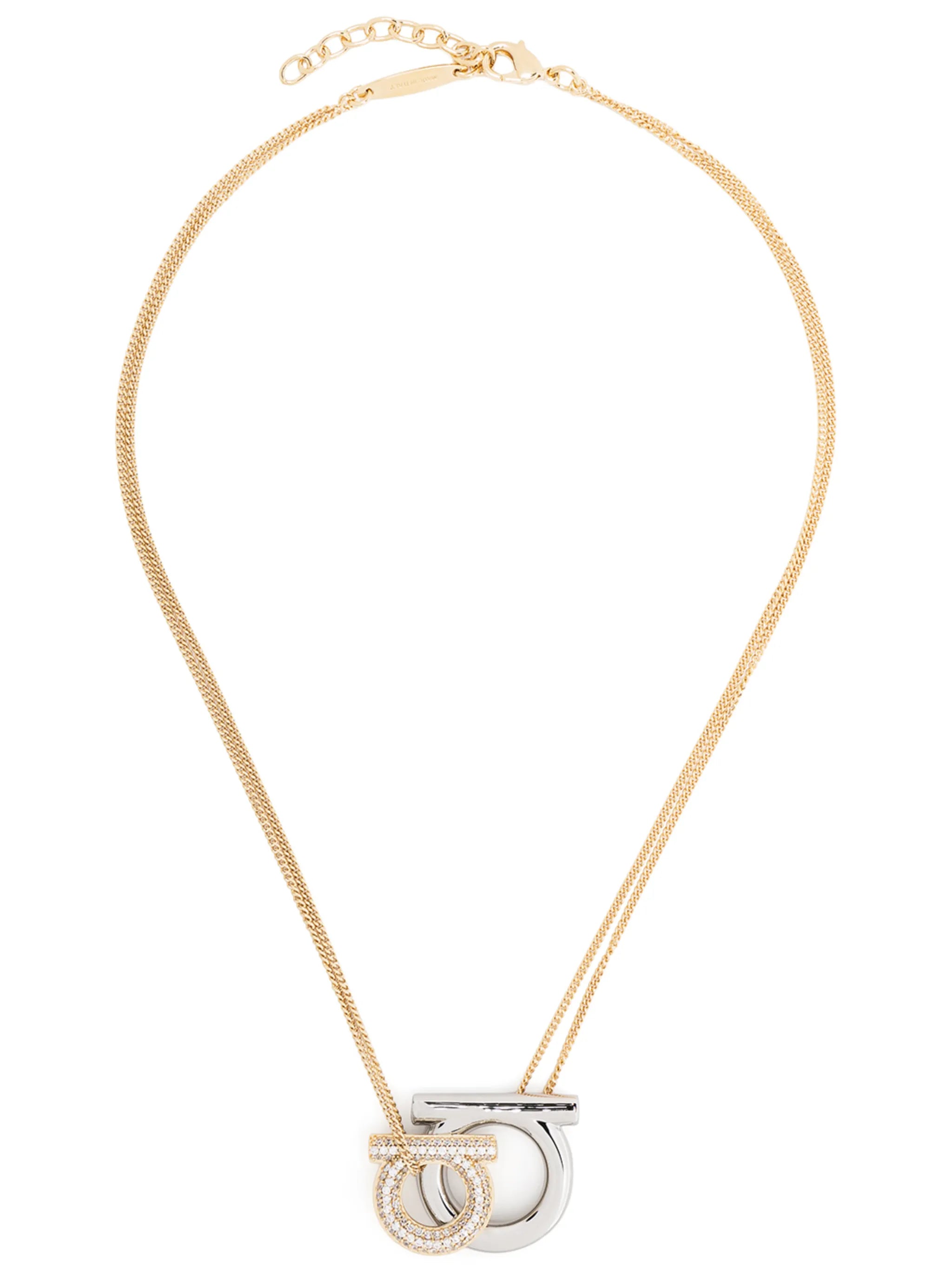 Gancini pendant necklace