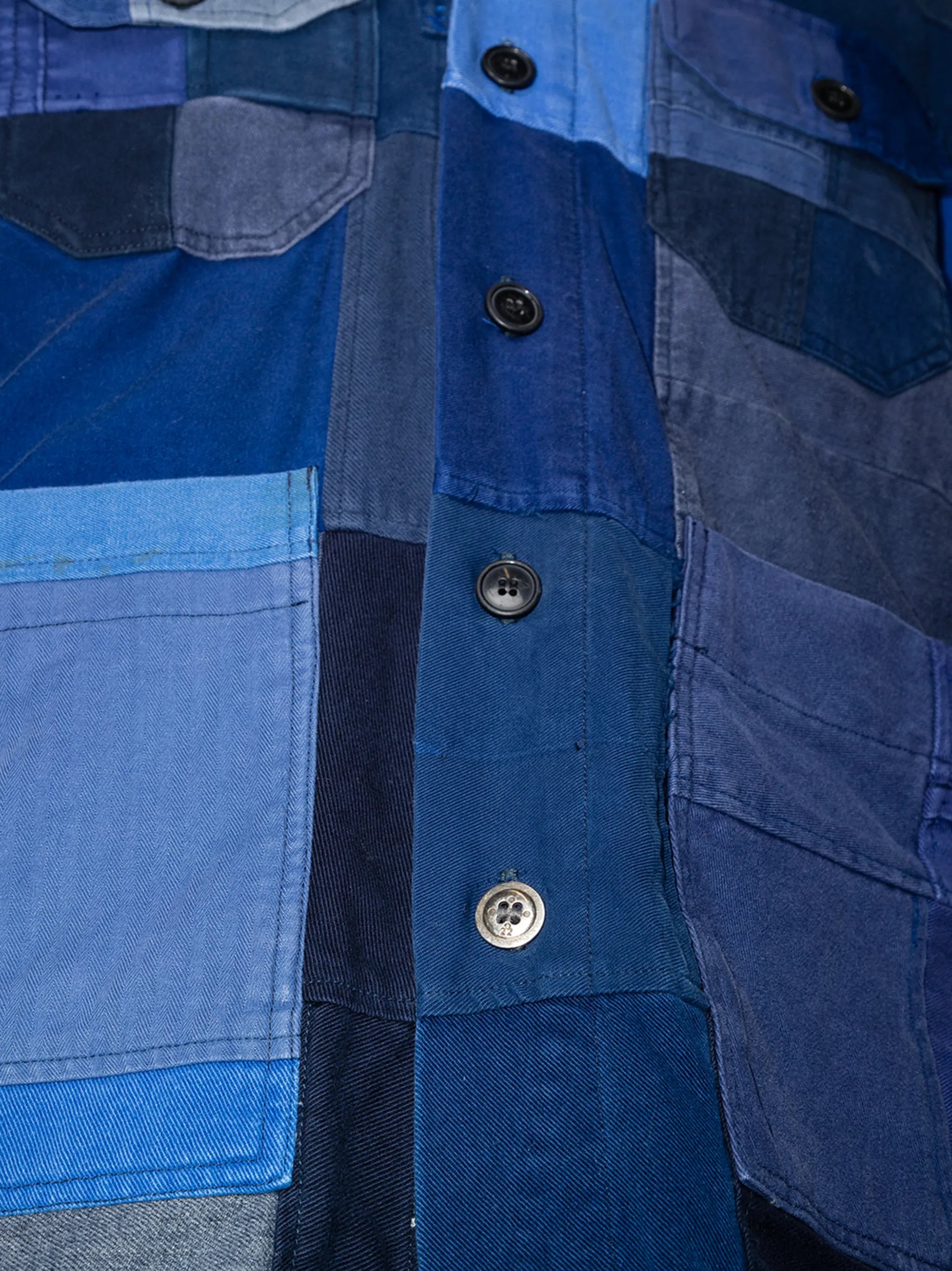 French Artist patchwork jacket
