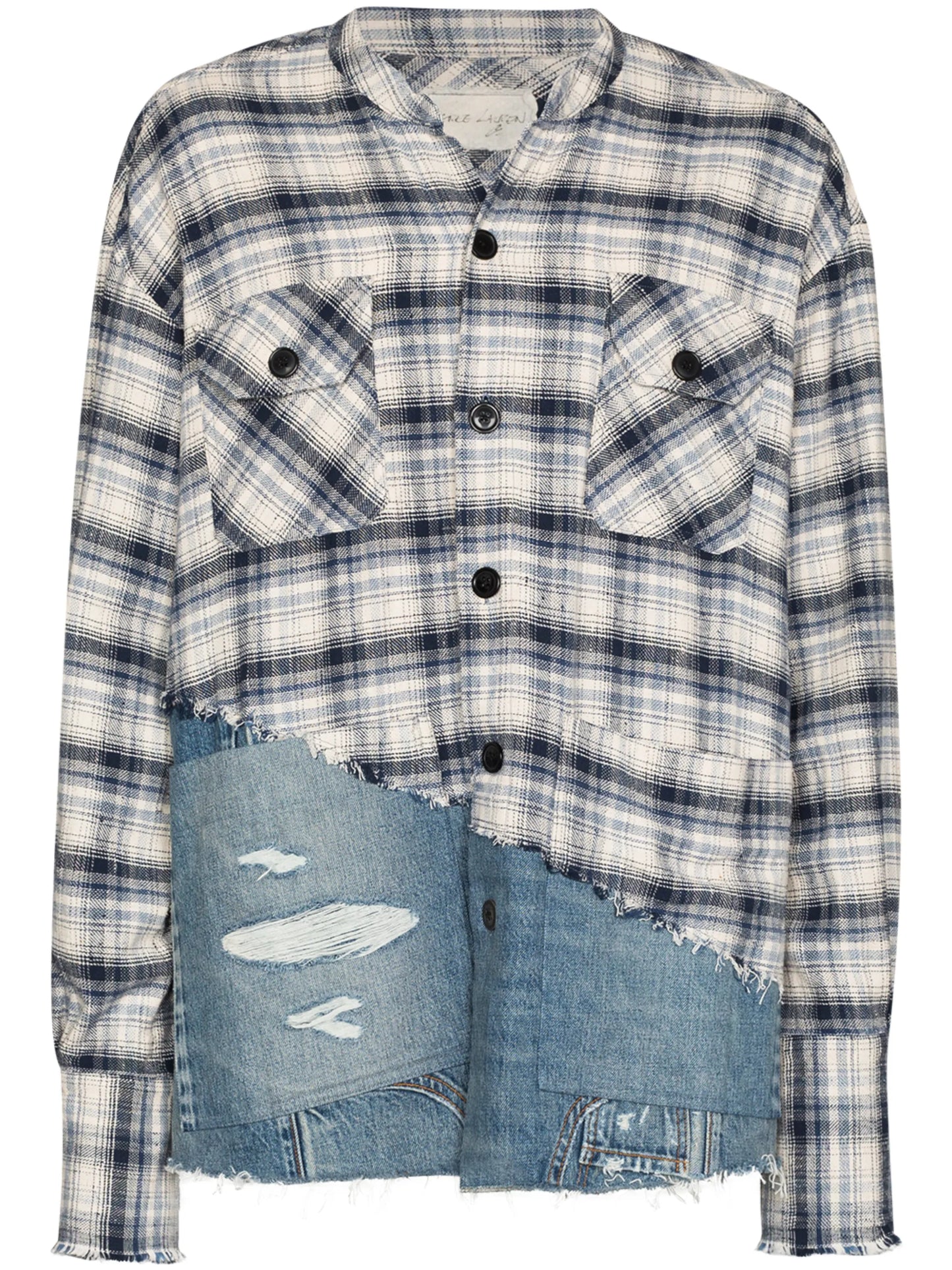 River panelled shirt