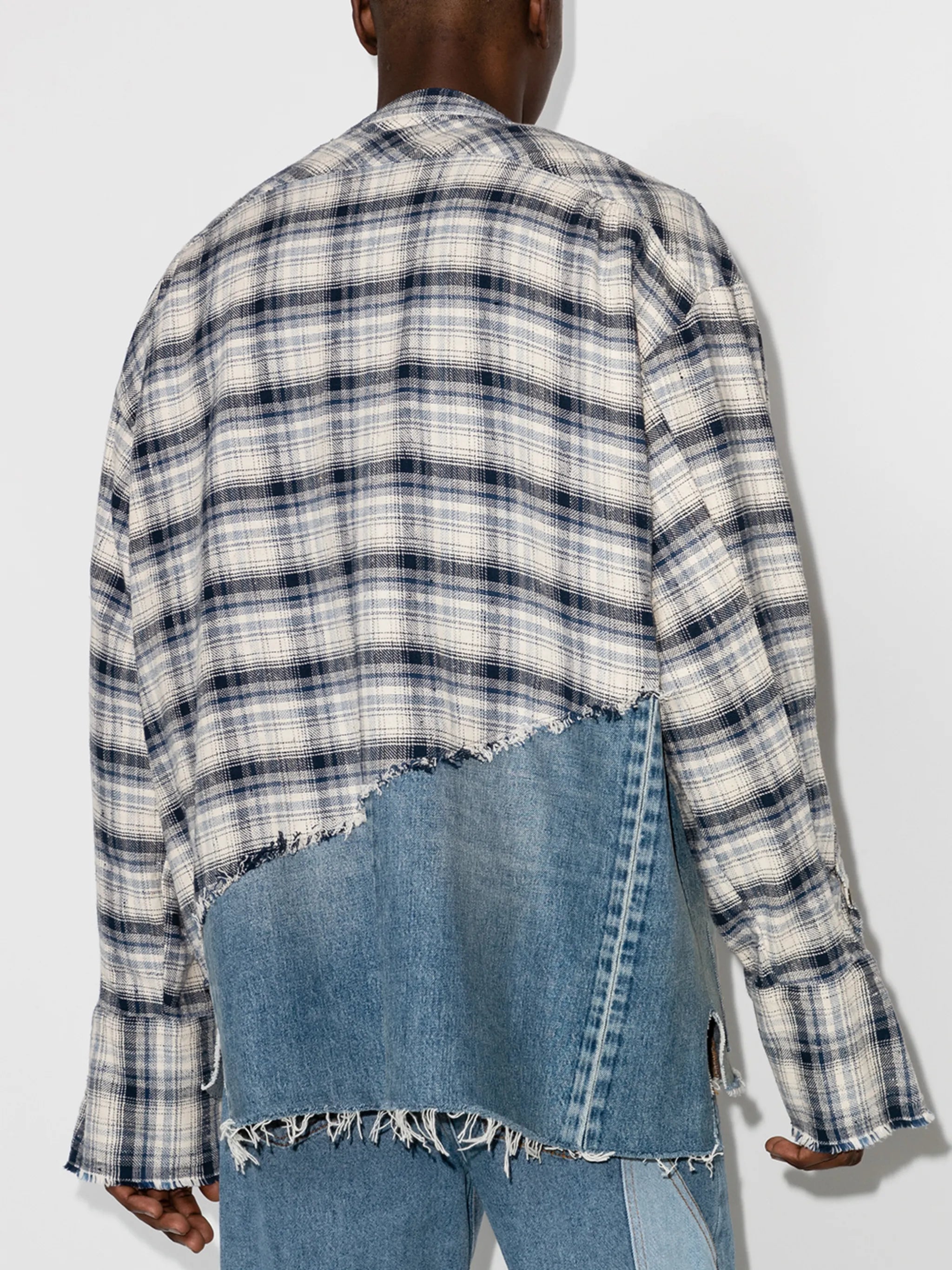 River panelled shirt
