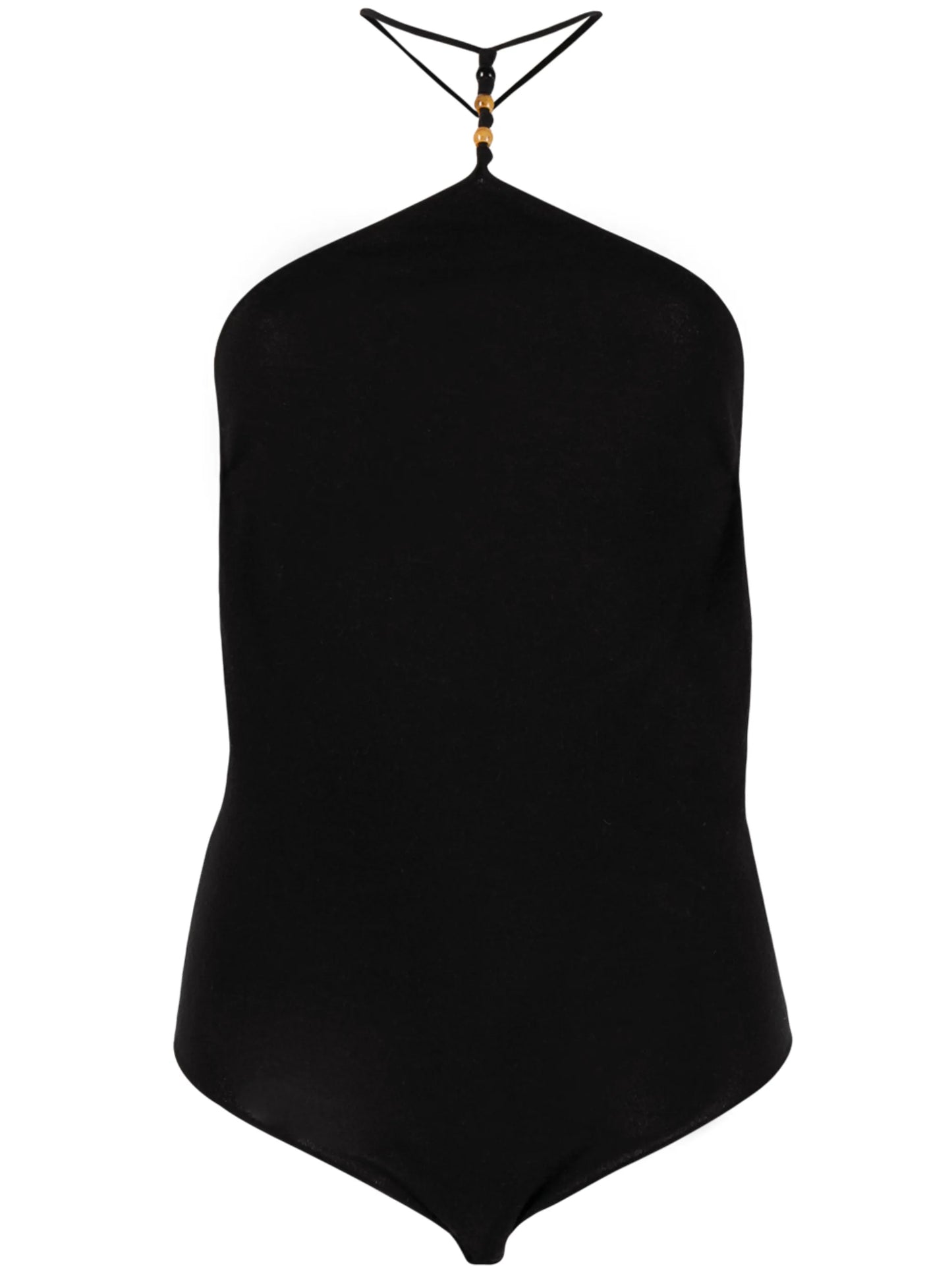 bead-detail halterneck body