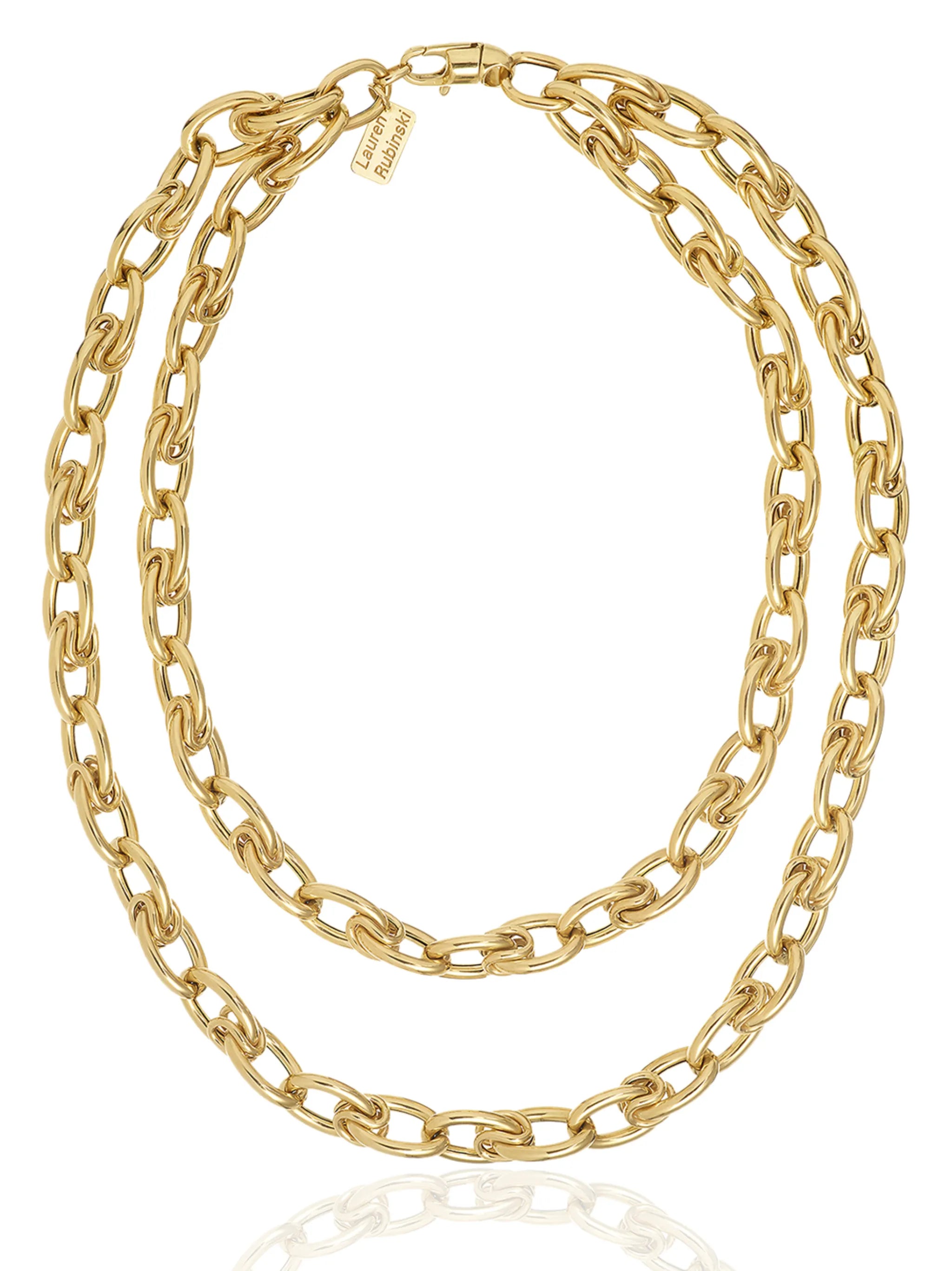 14kt yellow gold Double necklace