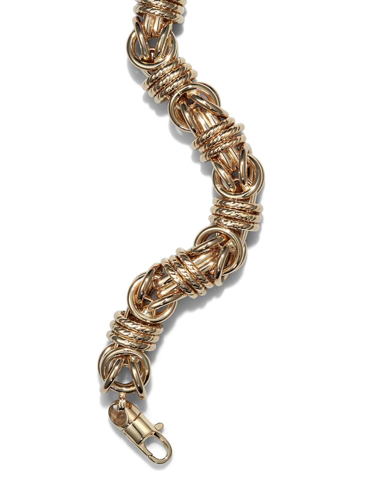 14kt yellow gold medium link bracelet