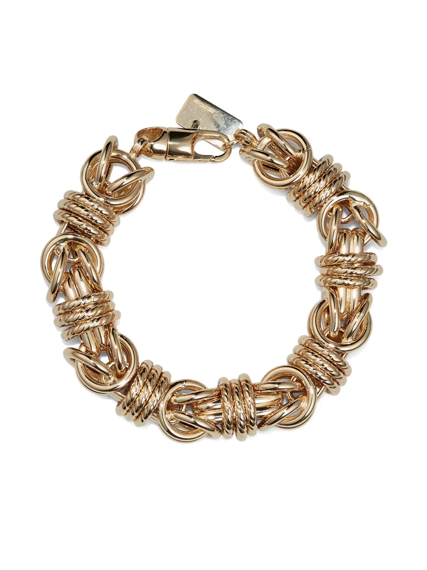 14kt yellow gold medium link bracelet