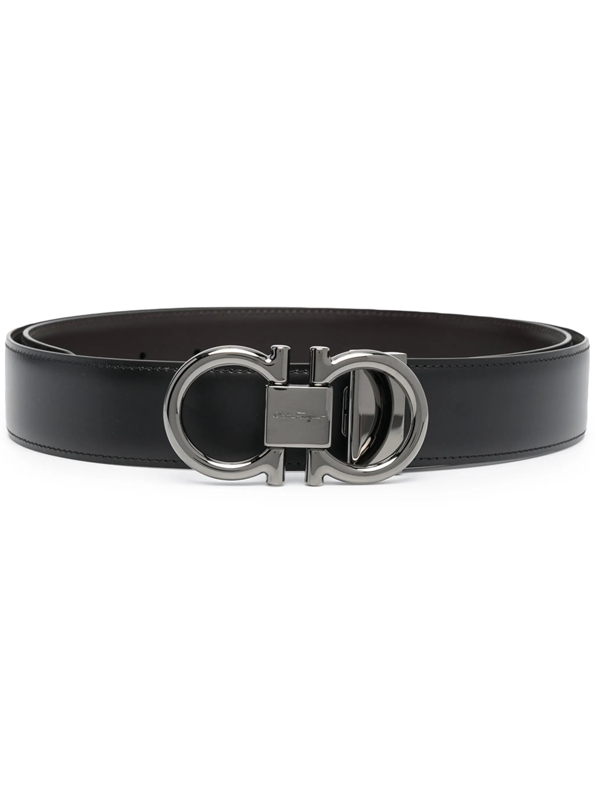 reversible and adjustable Gancini belt