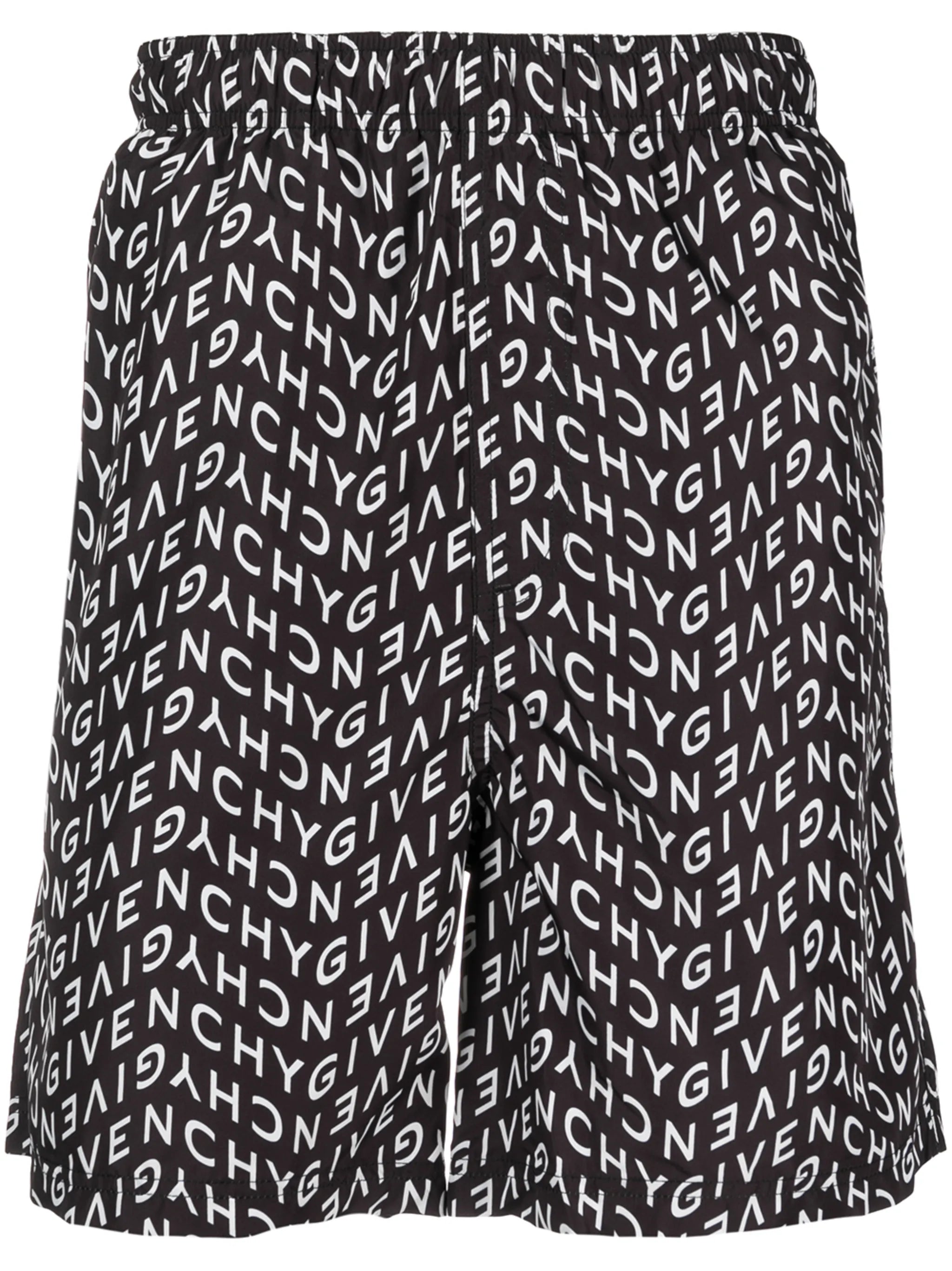 logo pattern swimming shorts