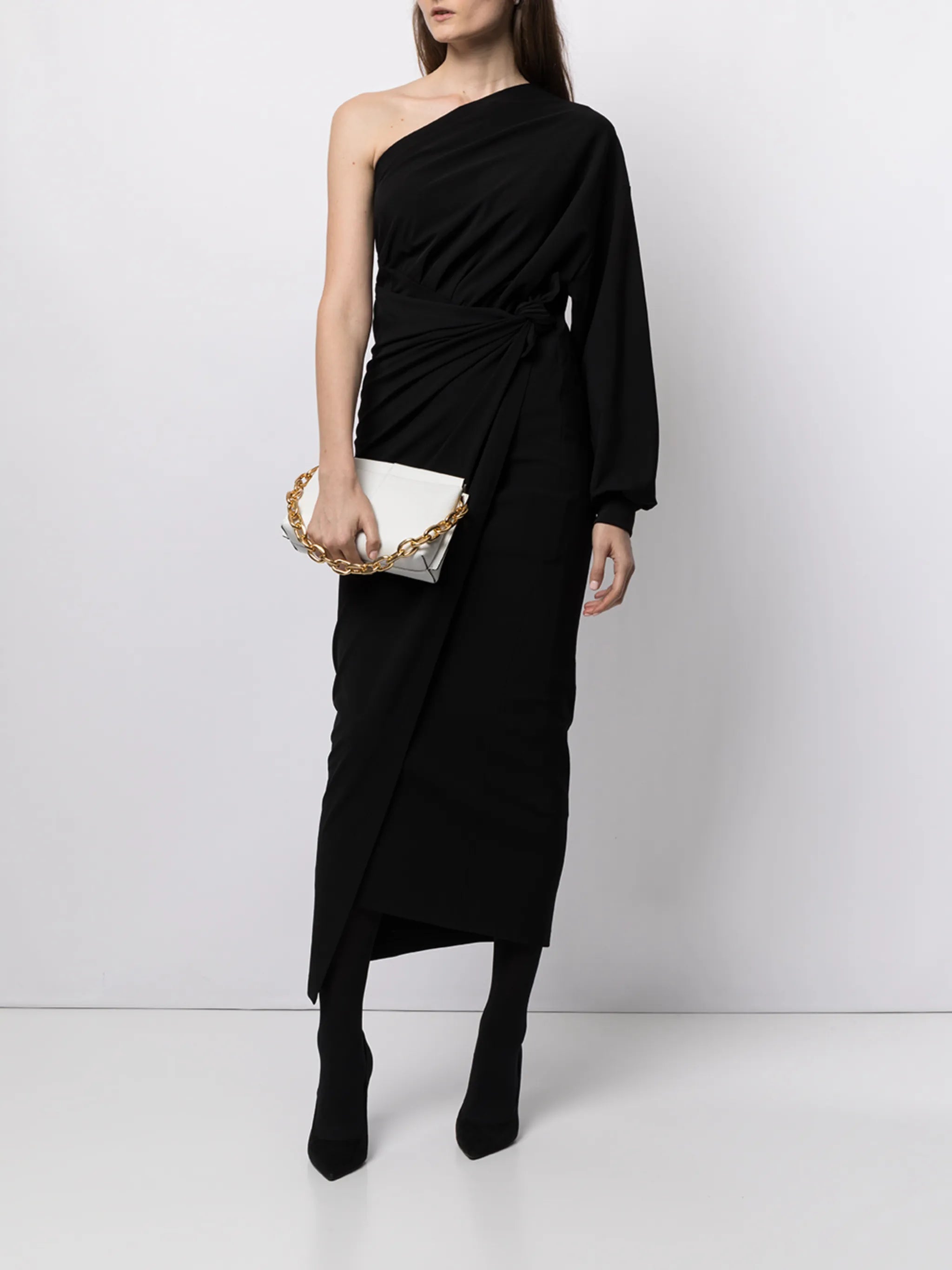 asymmetric wrap dress