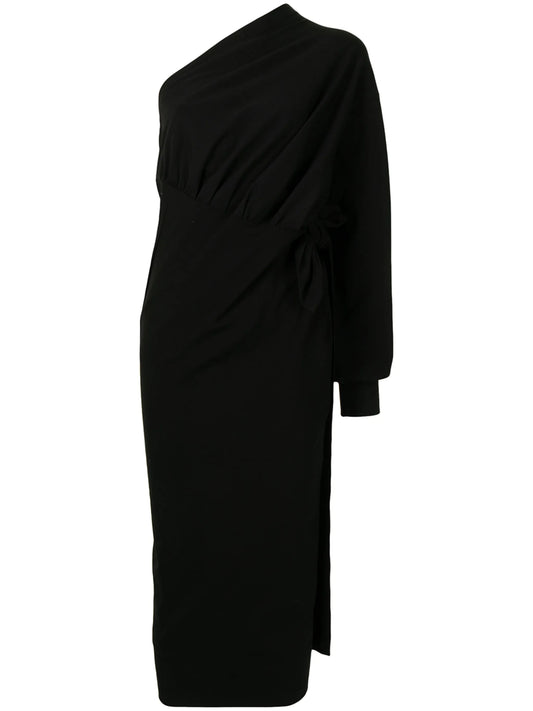asymmetric wrap dress