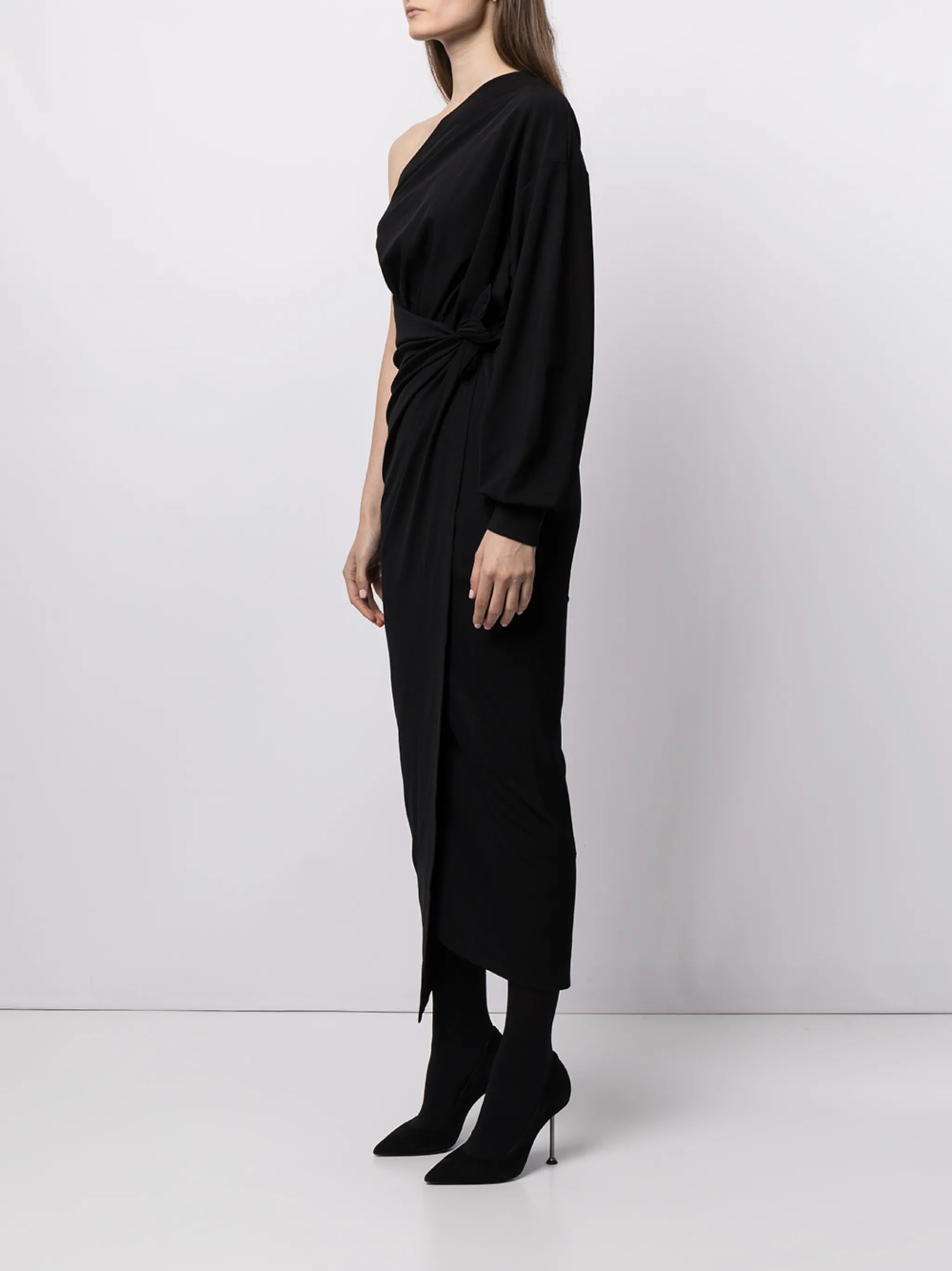 asymmetric wrap dress