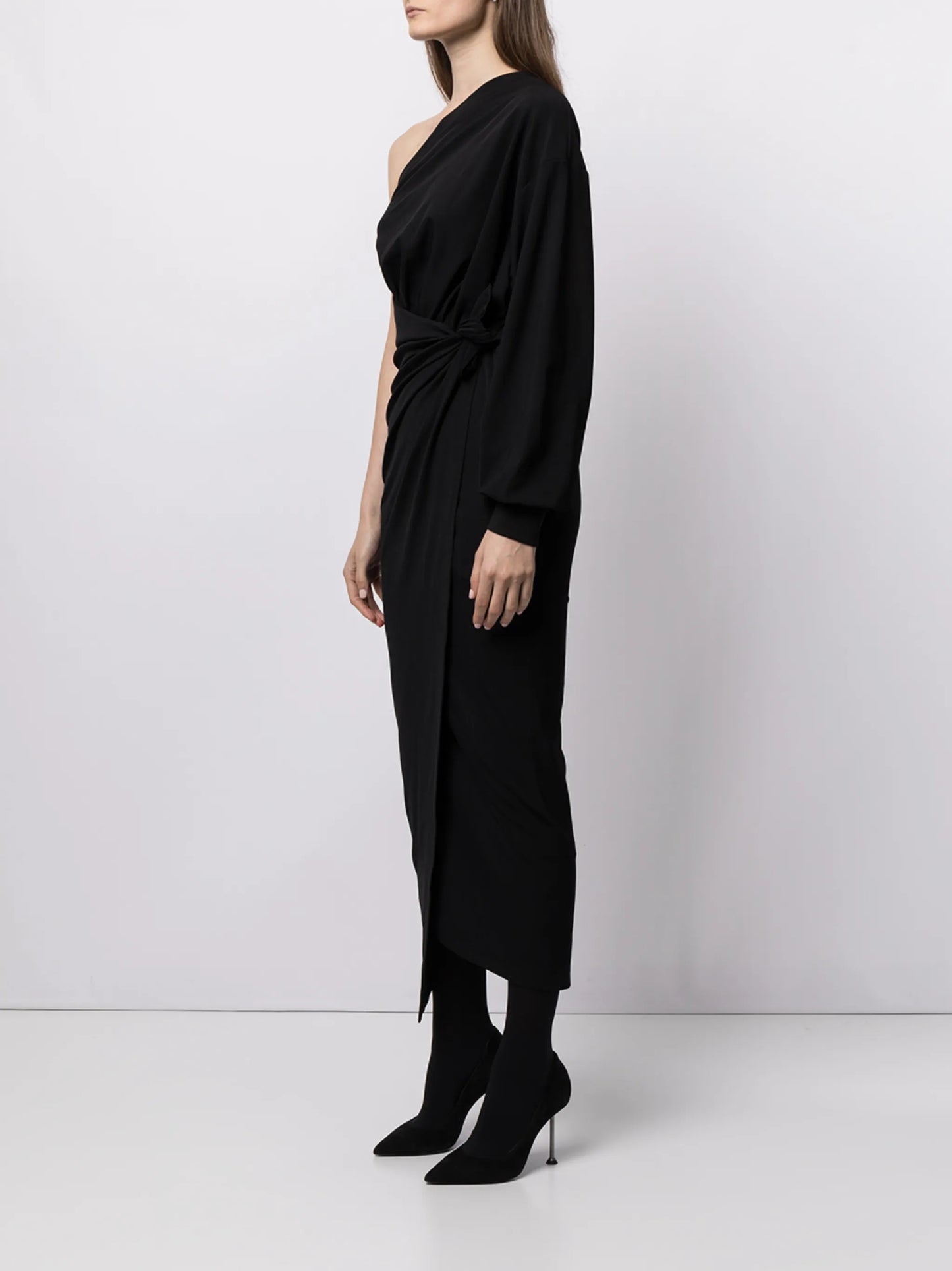 asymmetric wrap dress