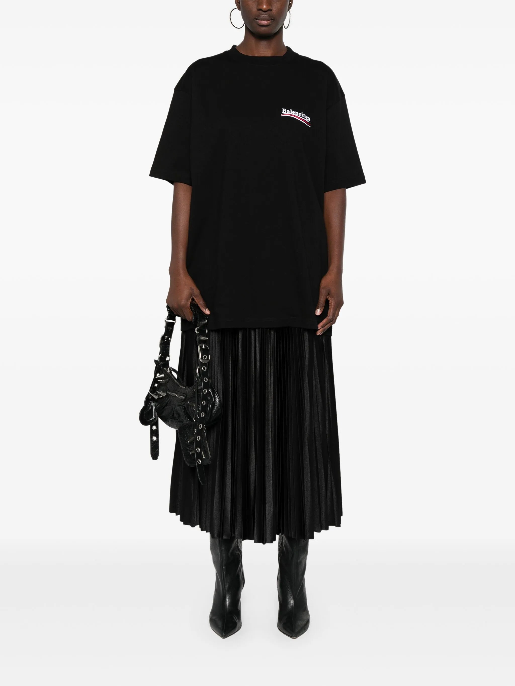 Tracksuit Pleated mid-length skirt