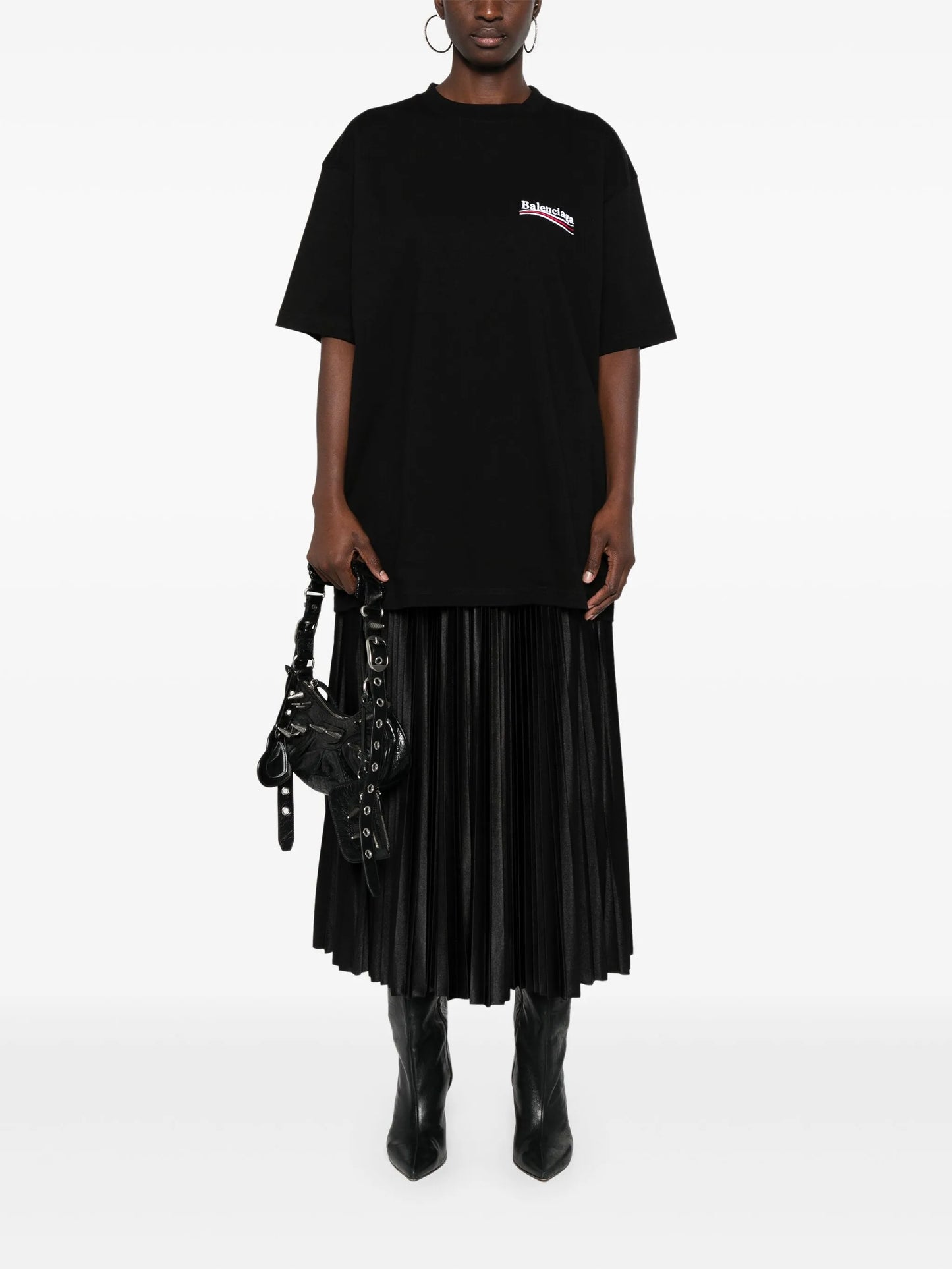 Tracksuit Pleated mid-length skirt