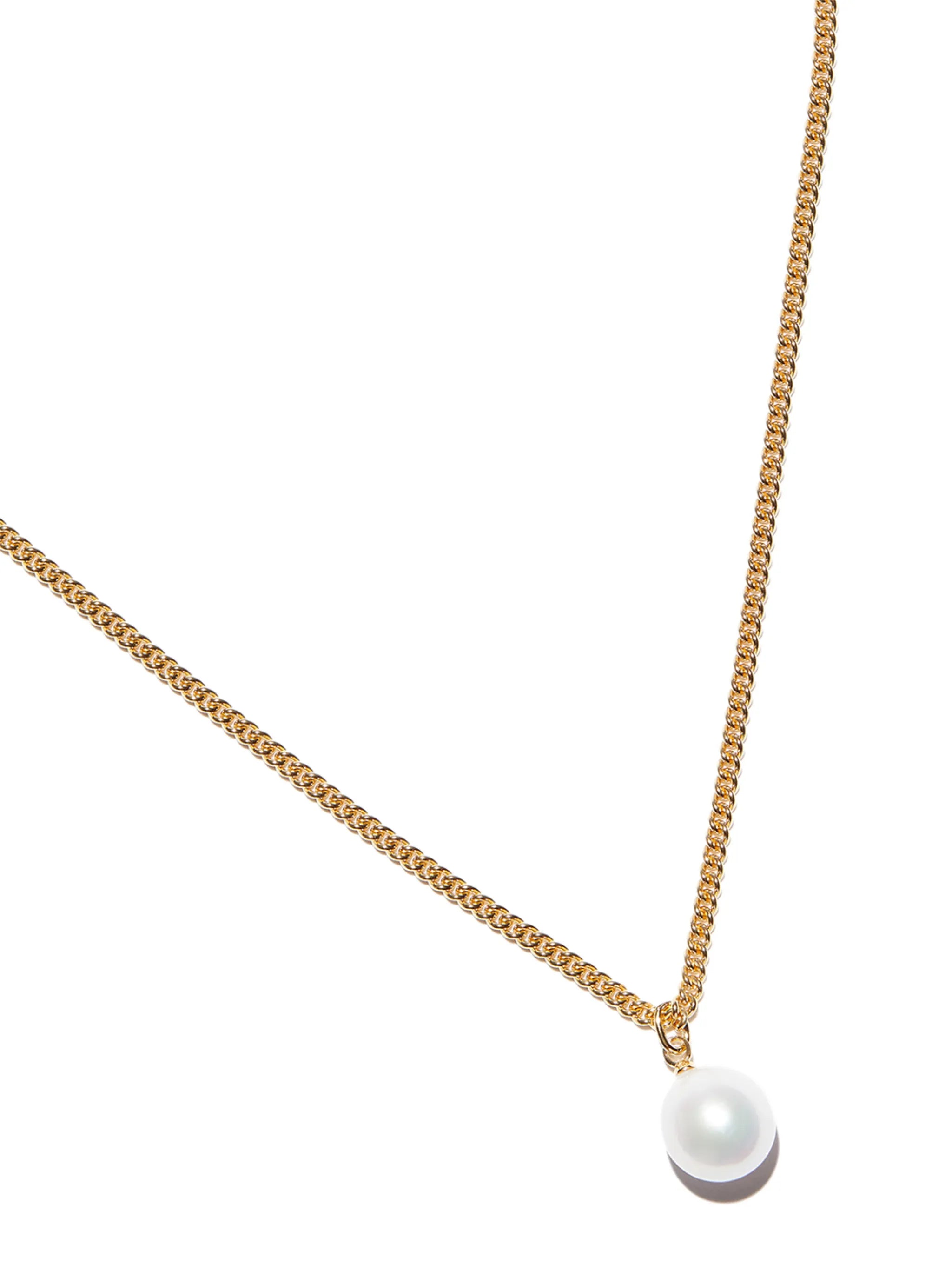 pearl pendant chain necklace