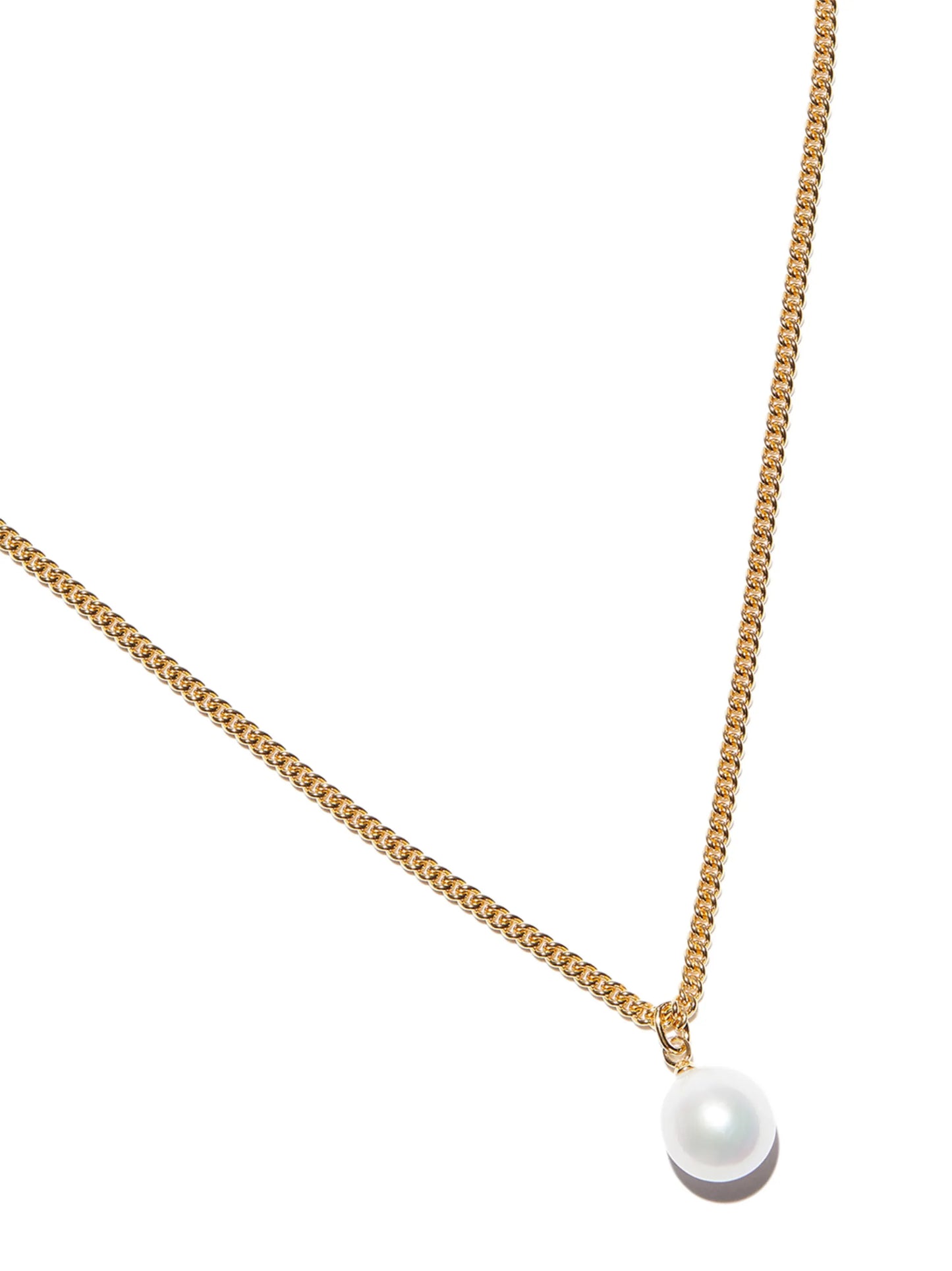 pearl pendant chain necklace