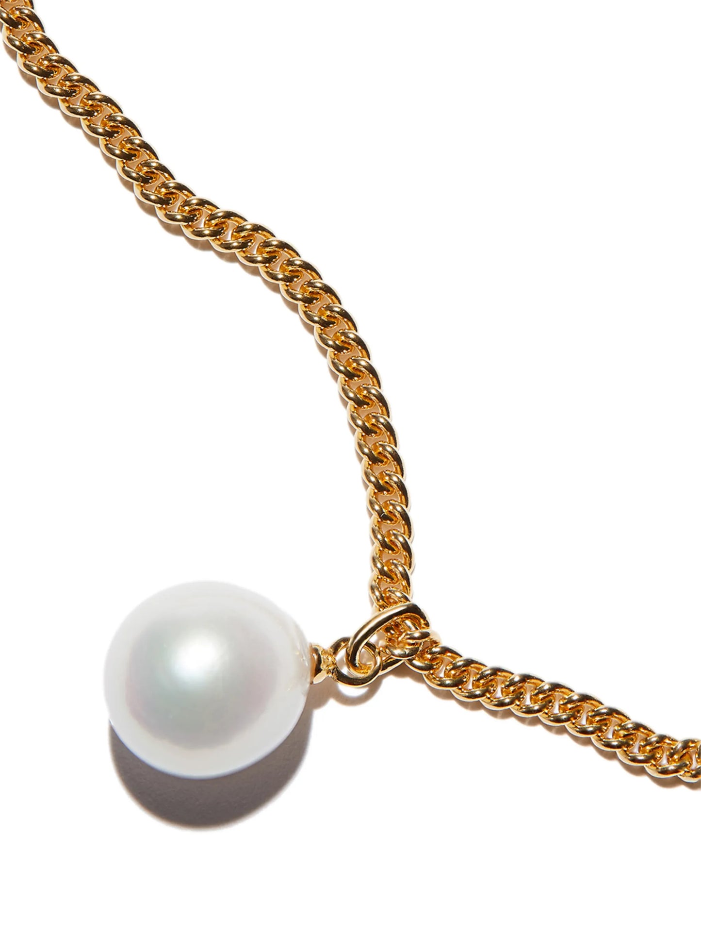 pearl pendant chain necklace