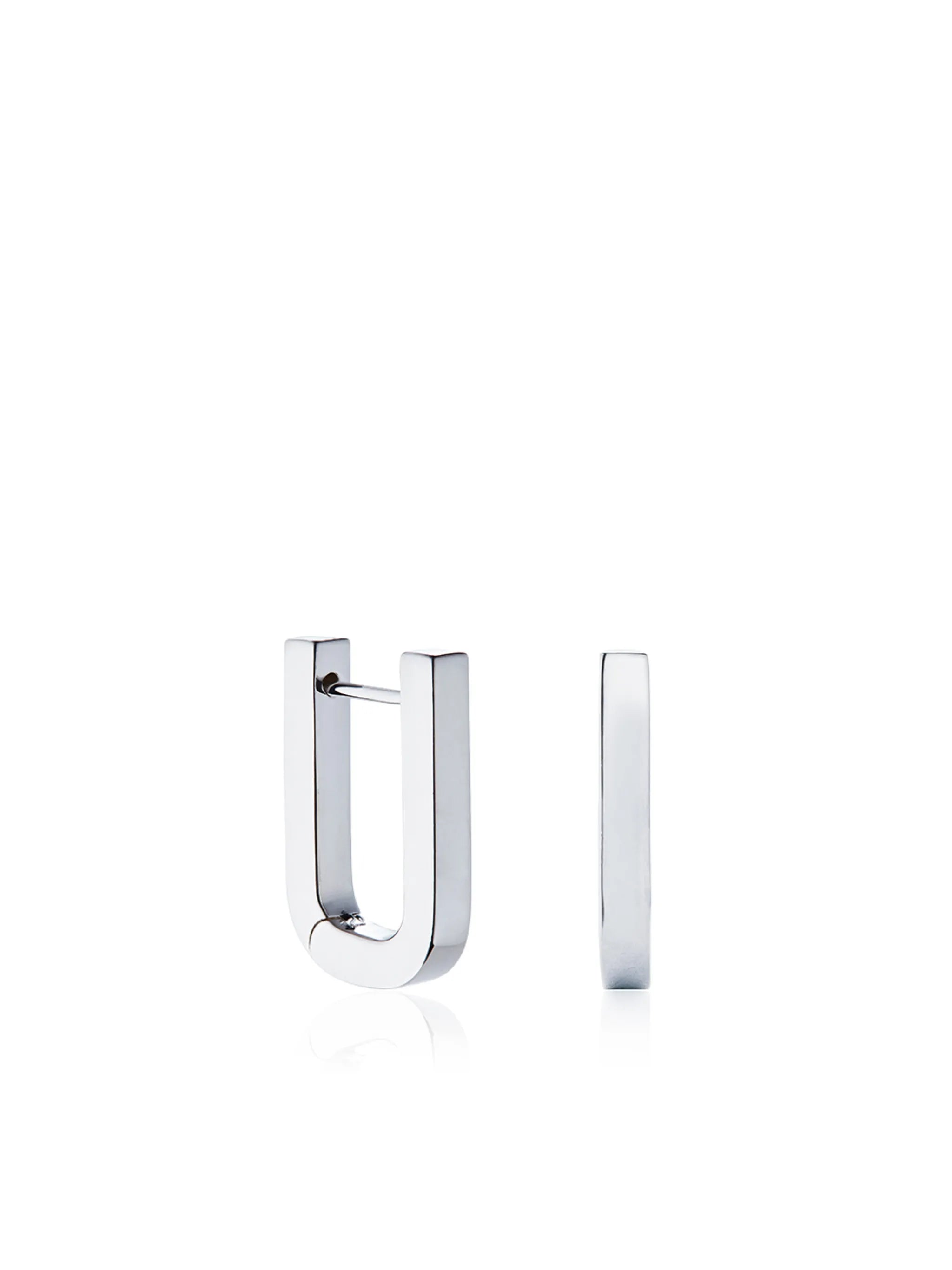 U-shape hoop earring