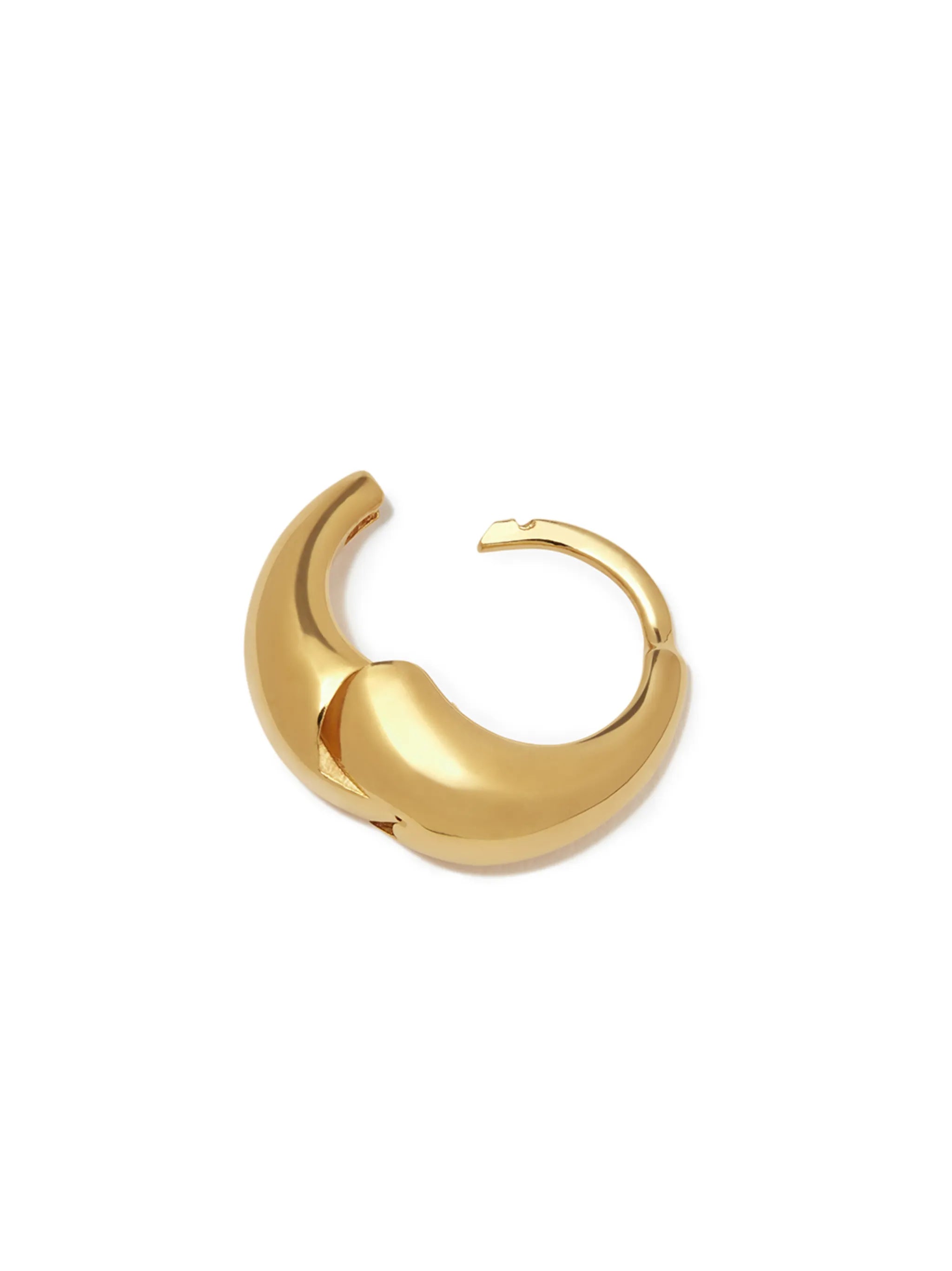 huggie hoop earrings